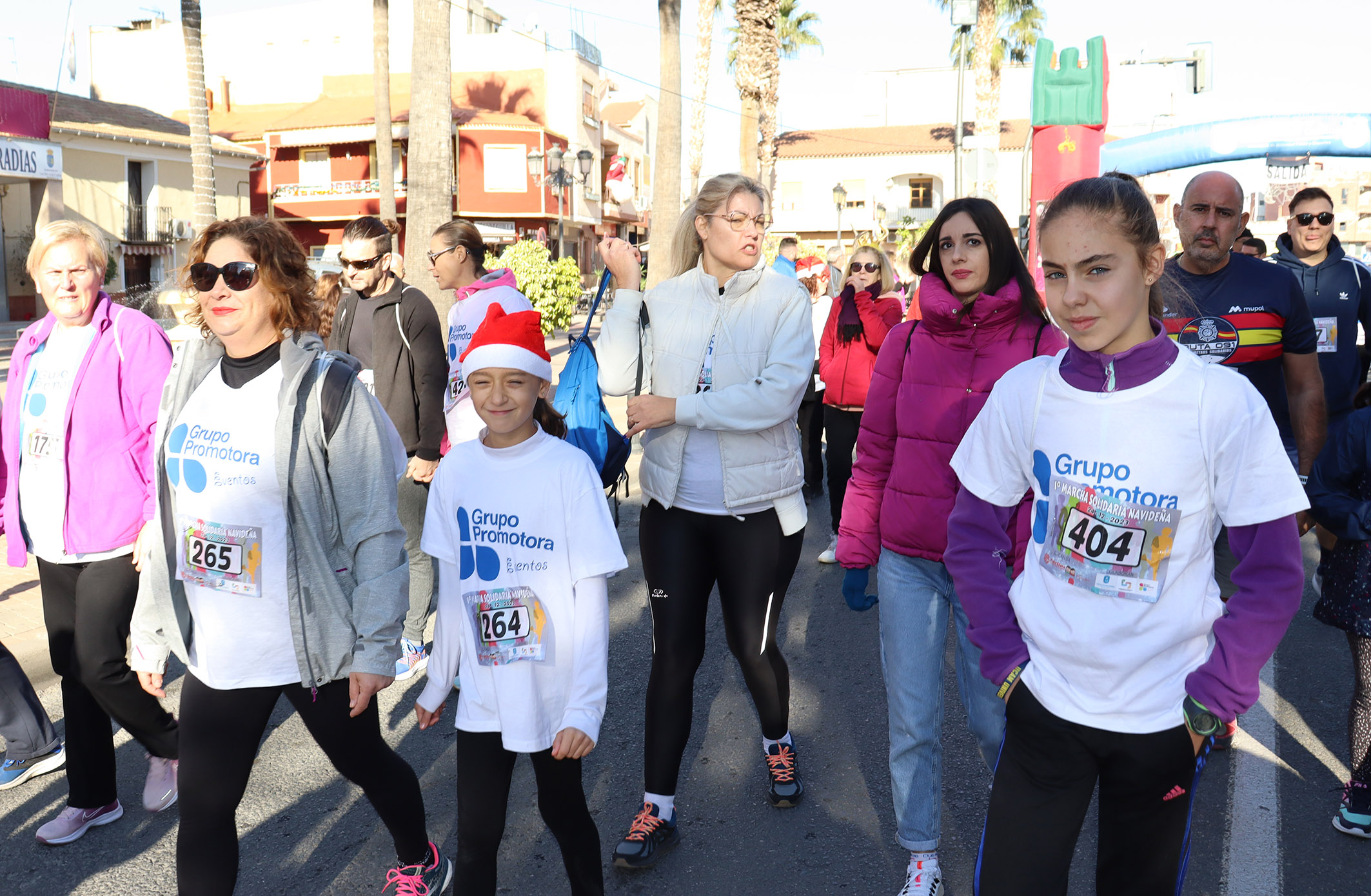 Las Torres de Cotillas marcha a pie, en bici y en patines a beneficio de Cáritas y Sonrisas Solidarias