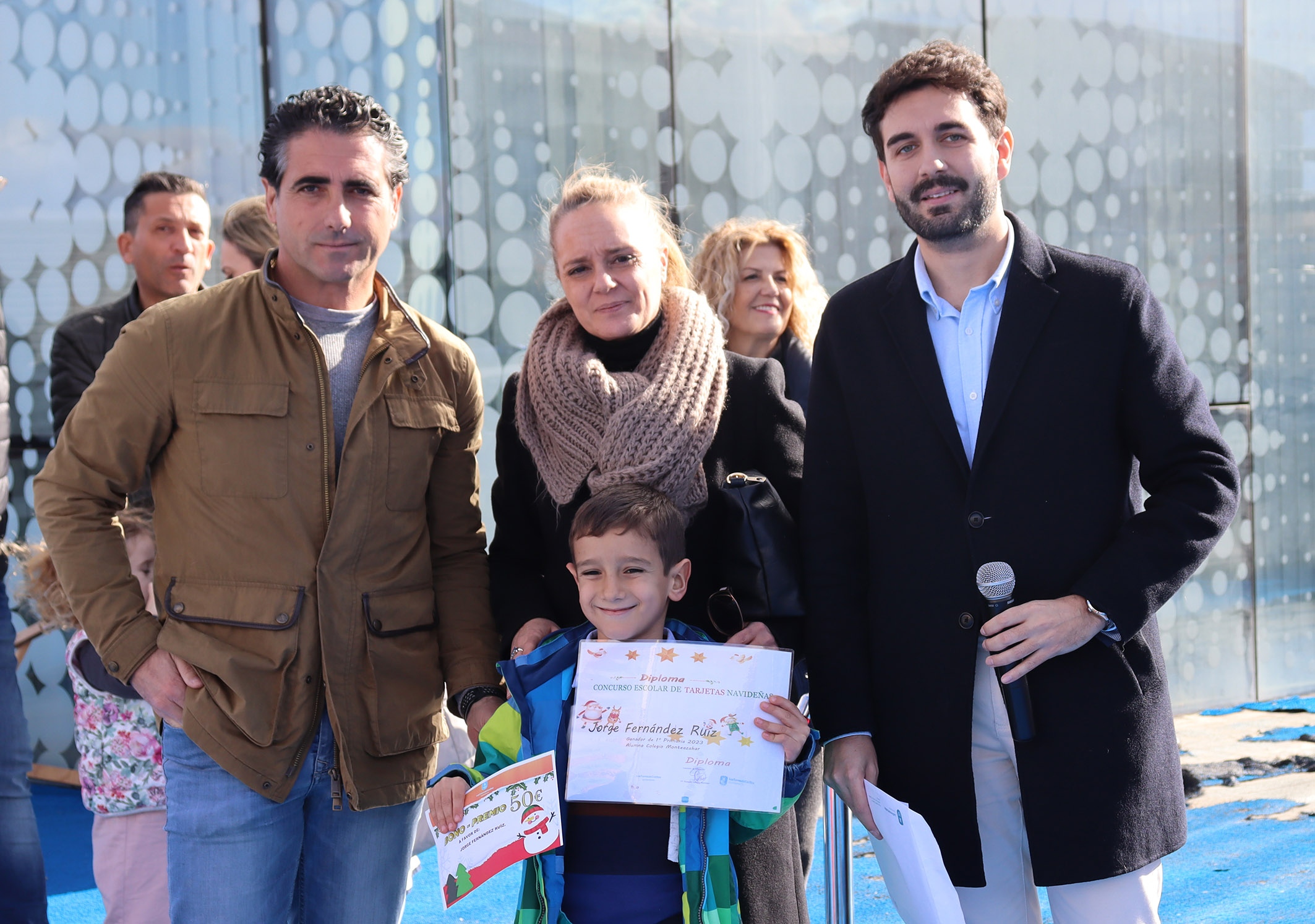 El concurso escolar de tarjetas navideñas entrega sus premios