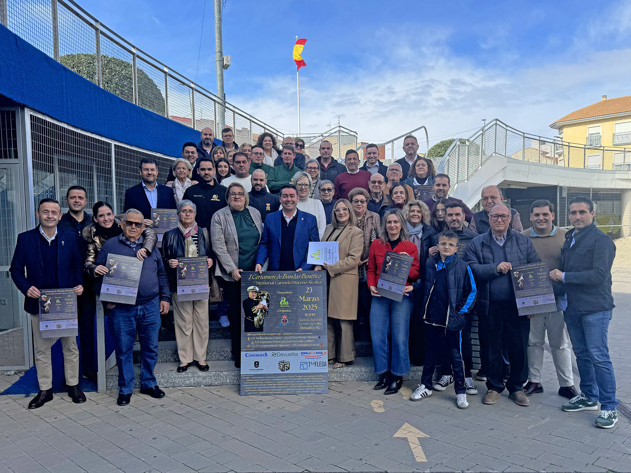 Un certamen de bandas recaudará fondos en Las Torres de Cotillas para la investigación contra la ELA