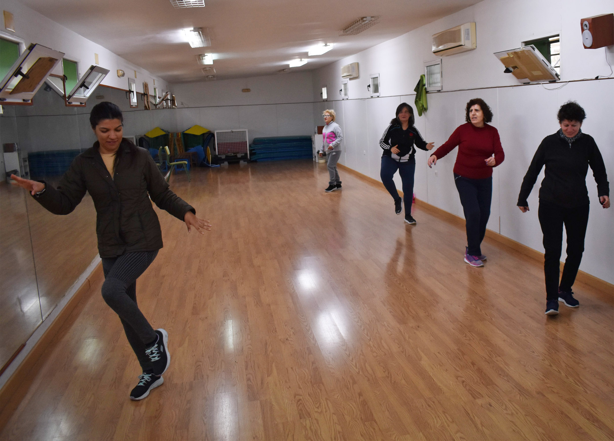 Una clase gratuita de zumba cierra el “deporte dominical” de febrero