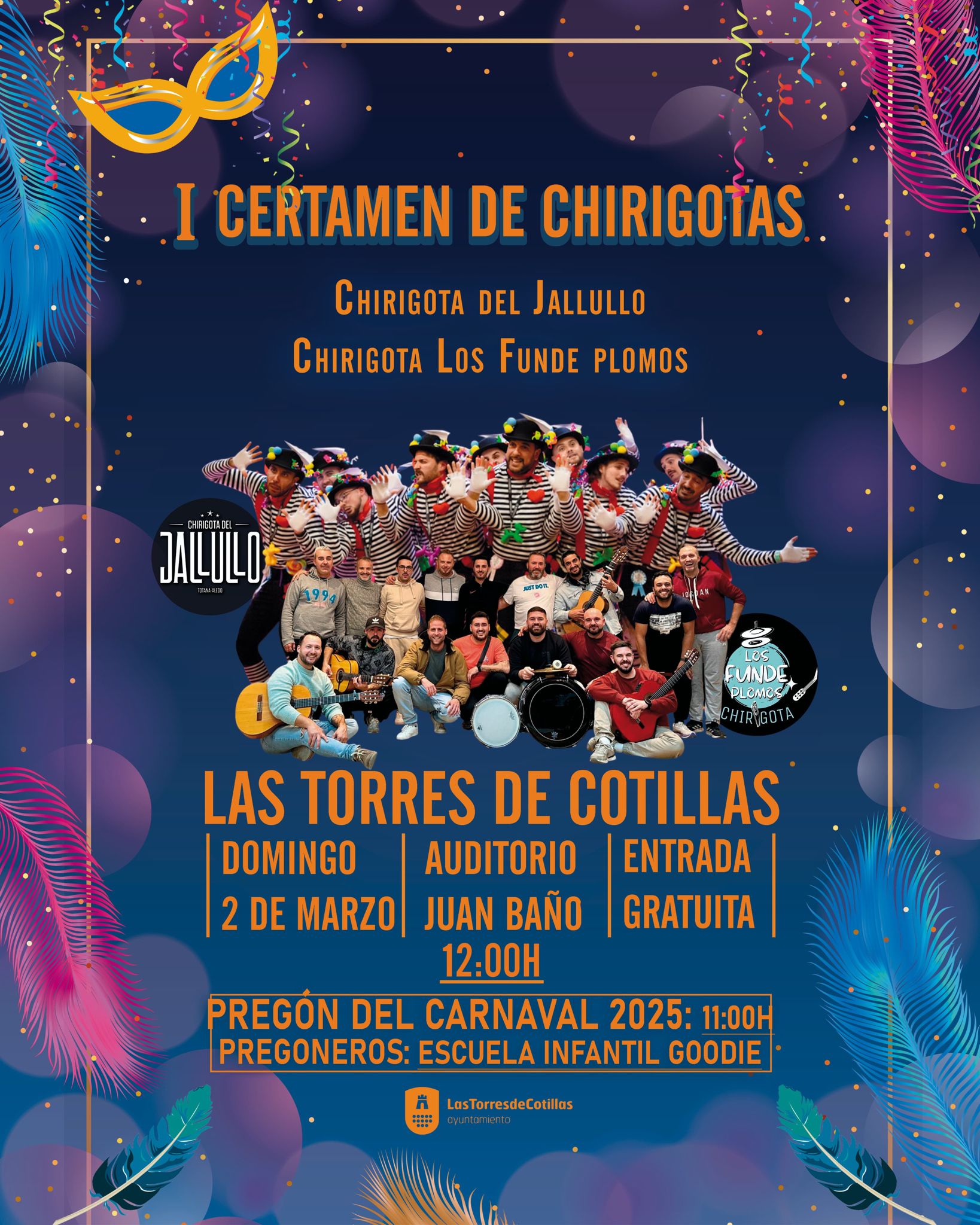 El Carnaval 2025 estrenará un certamen de chirigotas