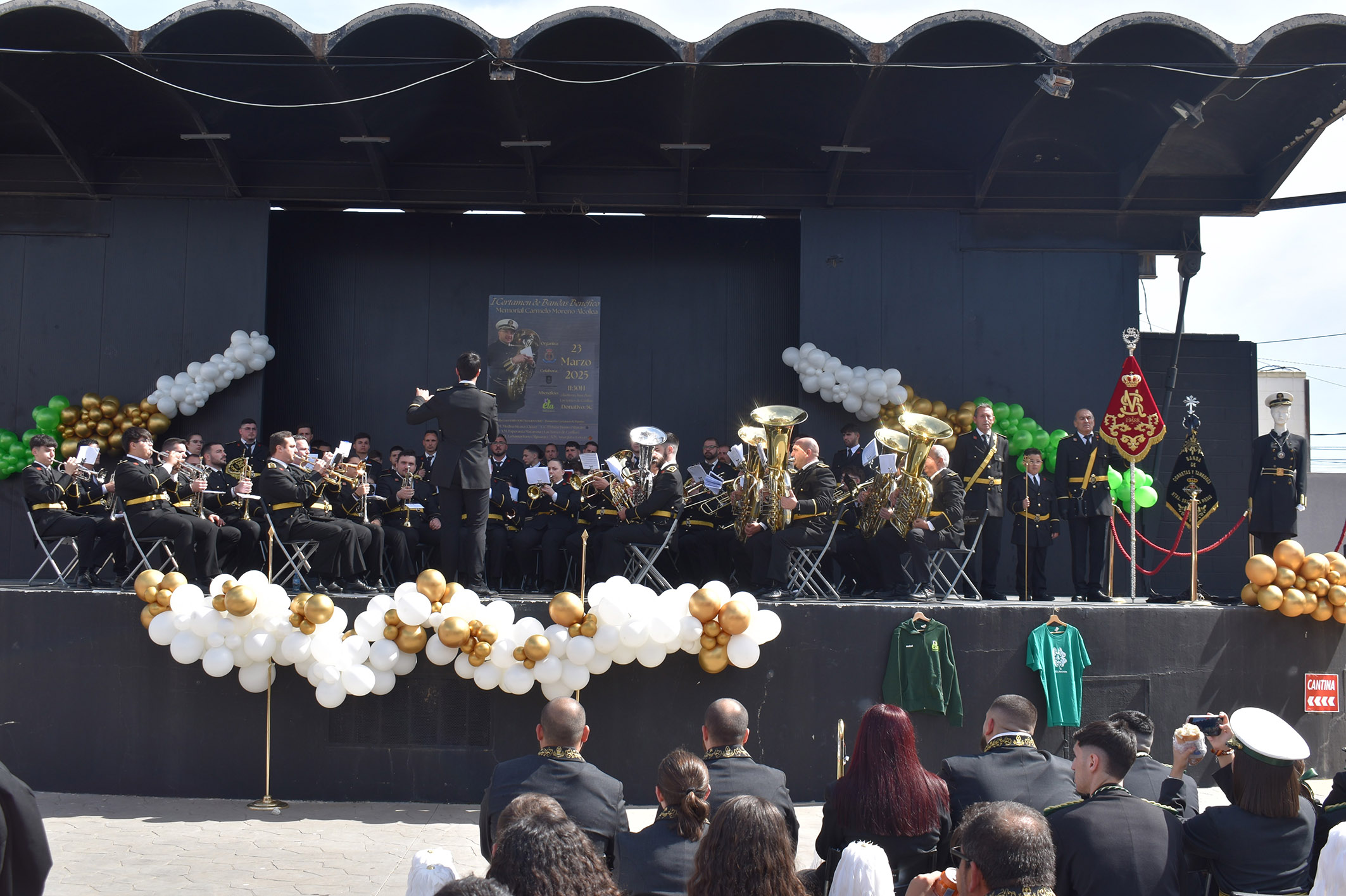 El I Certamen de Bandas Benéfico - Memorial Carmelo Moreno Alcolea recauda cerca de 11.000 euros para la investigación contra la ELA