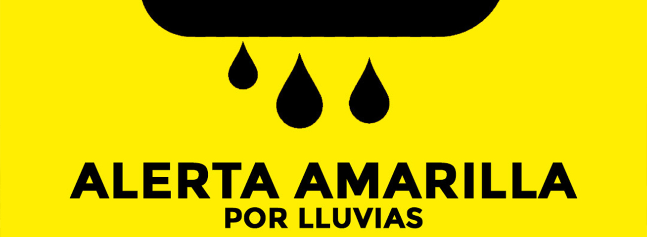 Mañana miércoles 5 de marzo la AEMET activará a de 9:00 a 00:00 horas la alerta amarilla por lluvias