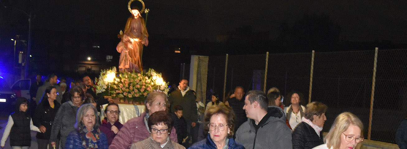 San José recibe el cariño de los vecinos de La Condomina en sus fiestas patronales