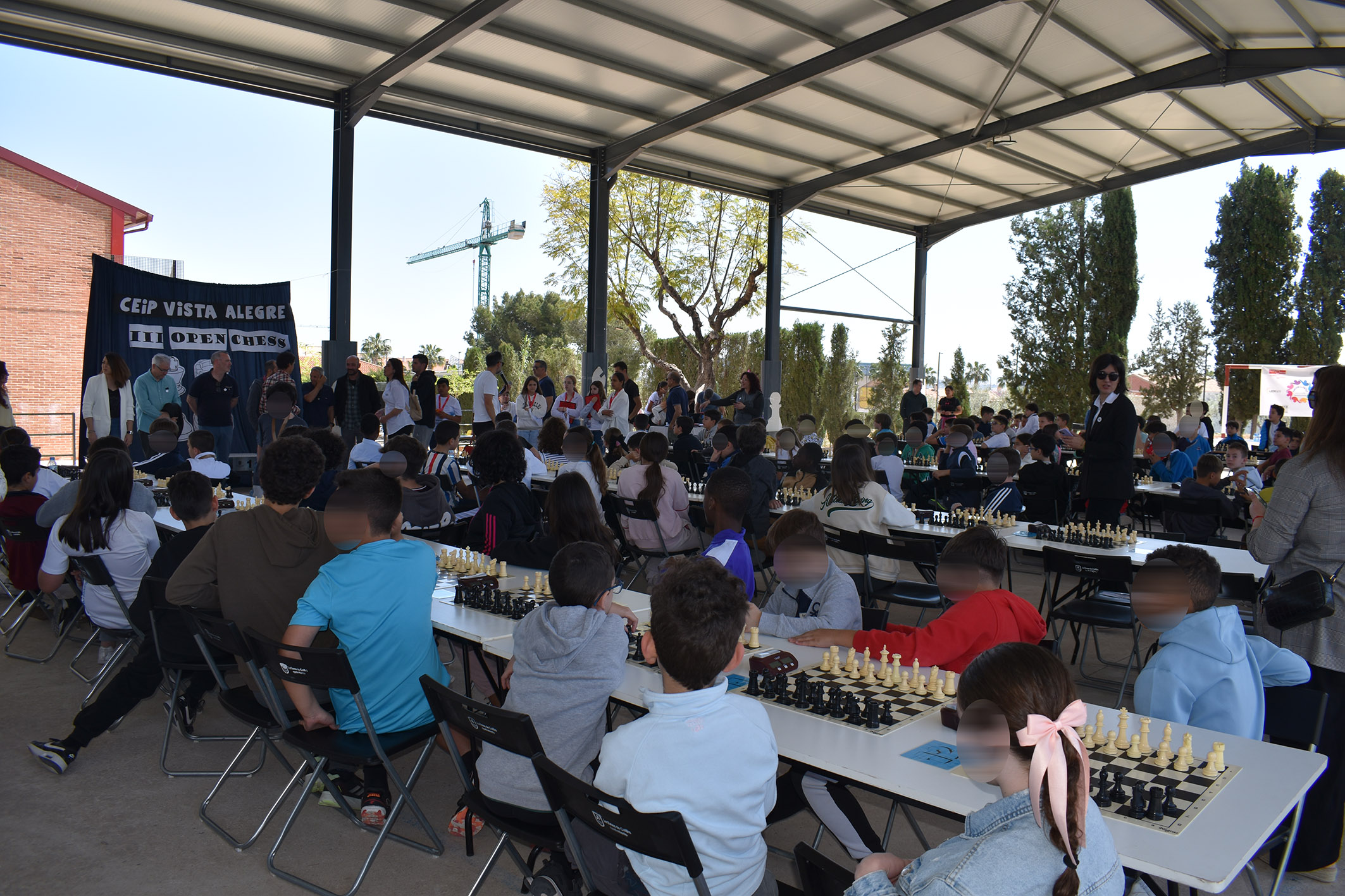 160 alumnos participan en el III Open Chess del colegio Vistalegre