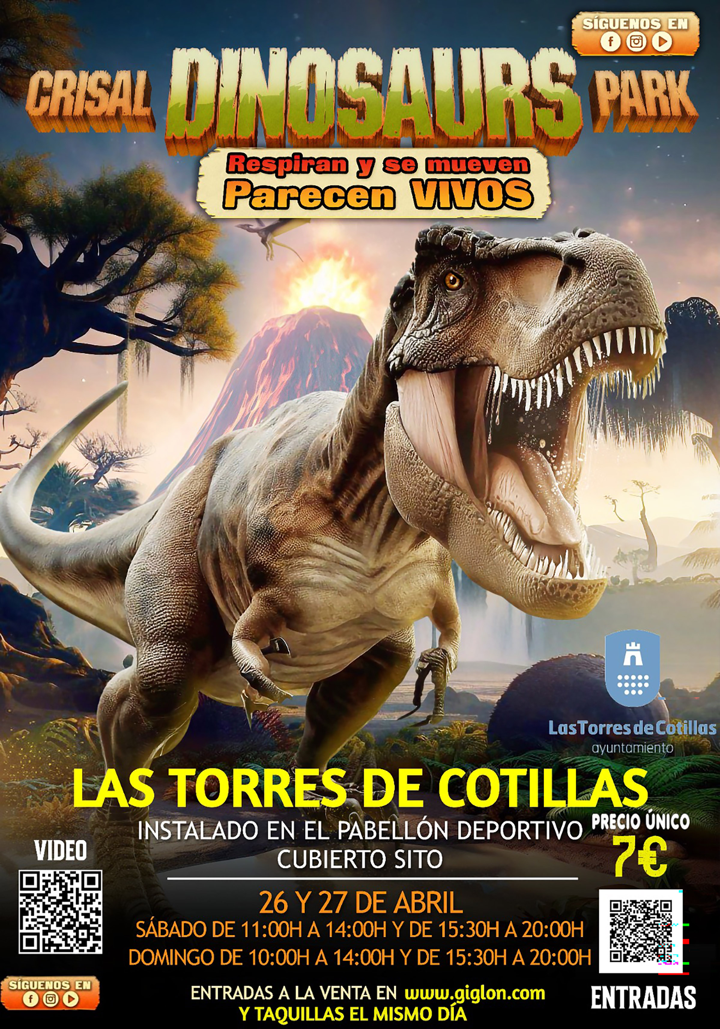 Los dinosaurios tomarán Las Torres de Cotillas