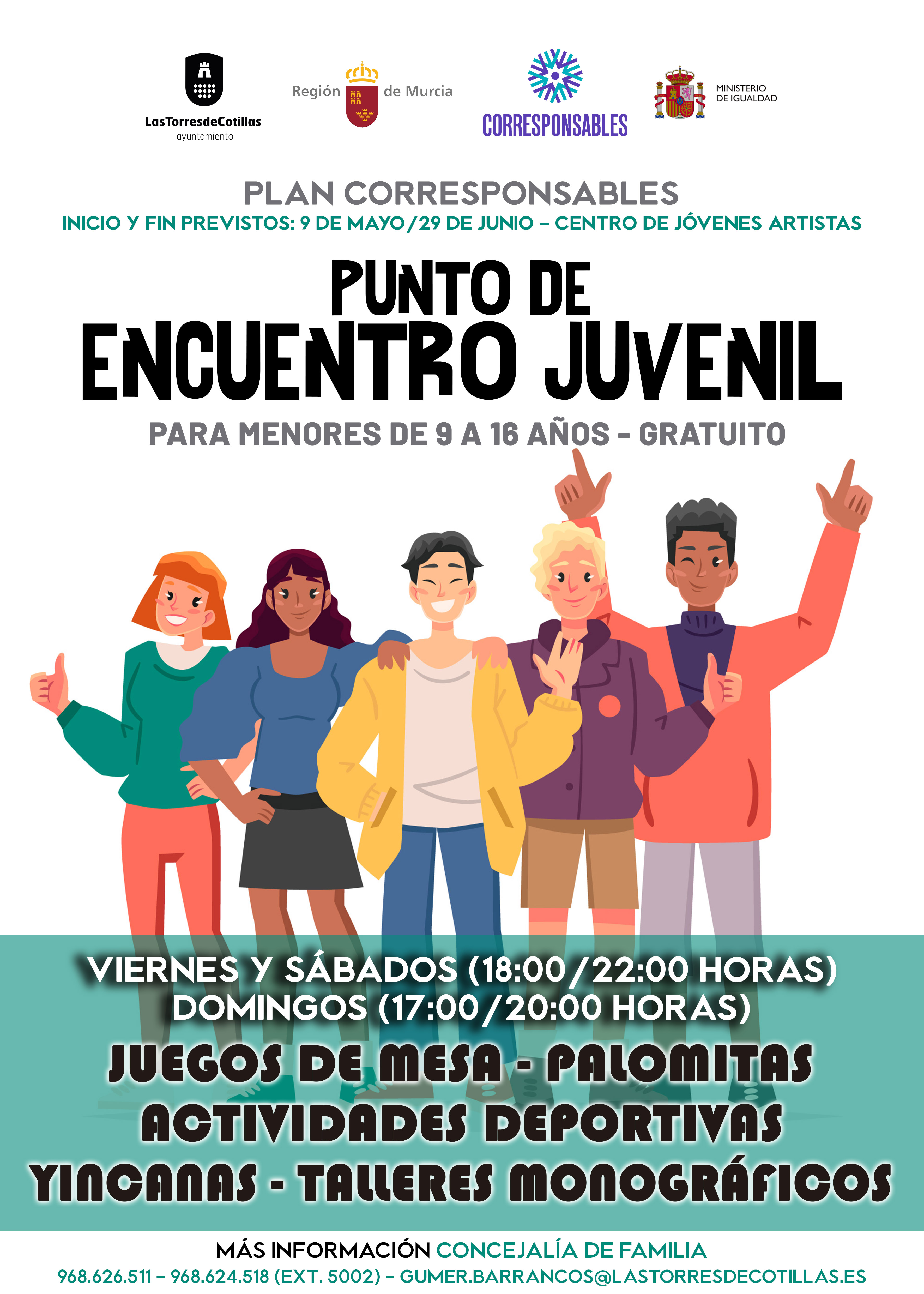 Variedad de actividades gratuitas en la nueva edición del punto de encuentro juvenil