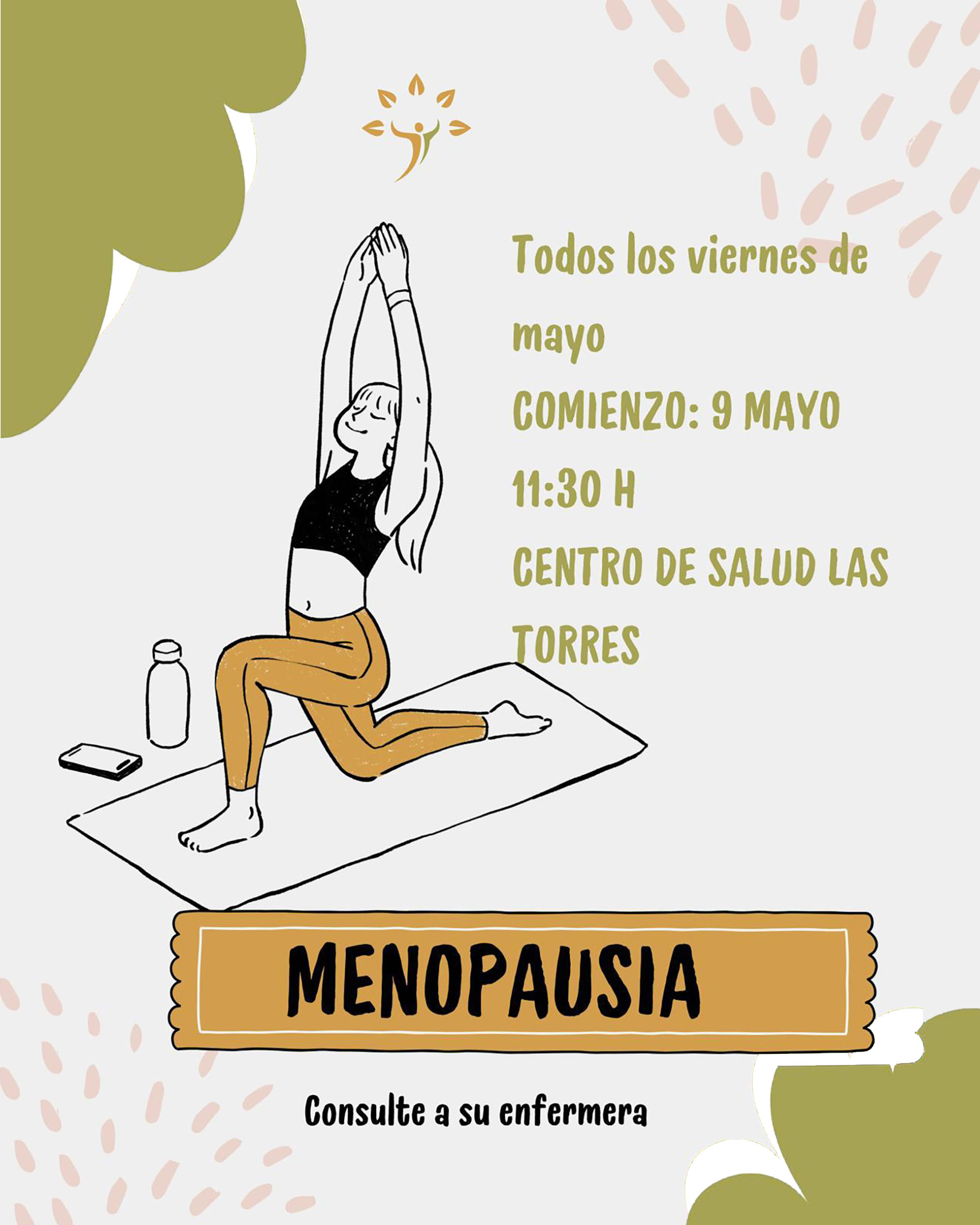 El centro de salud impartirá en mayo talleres gratuitos sobre menopausia y suelo pélvico