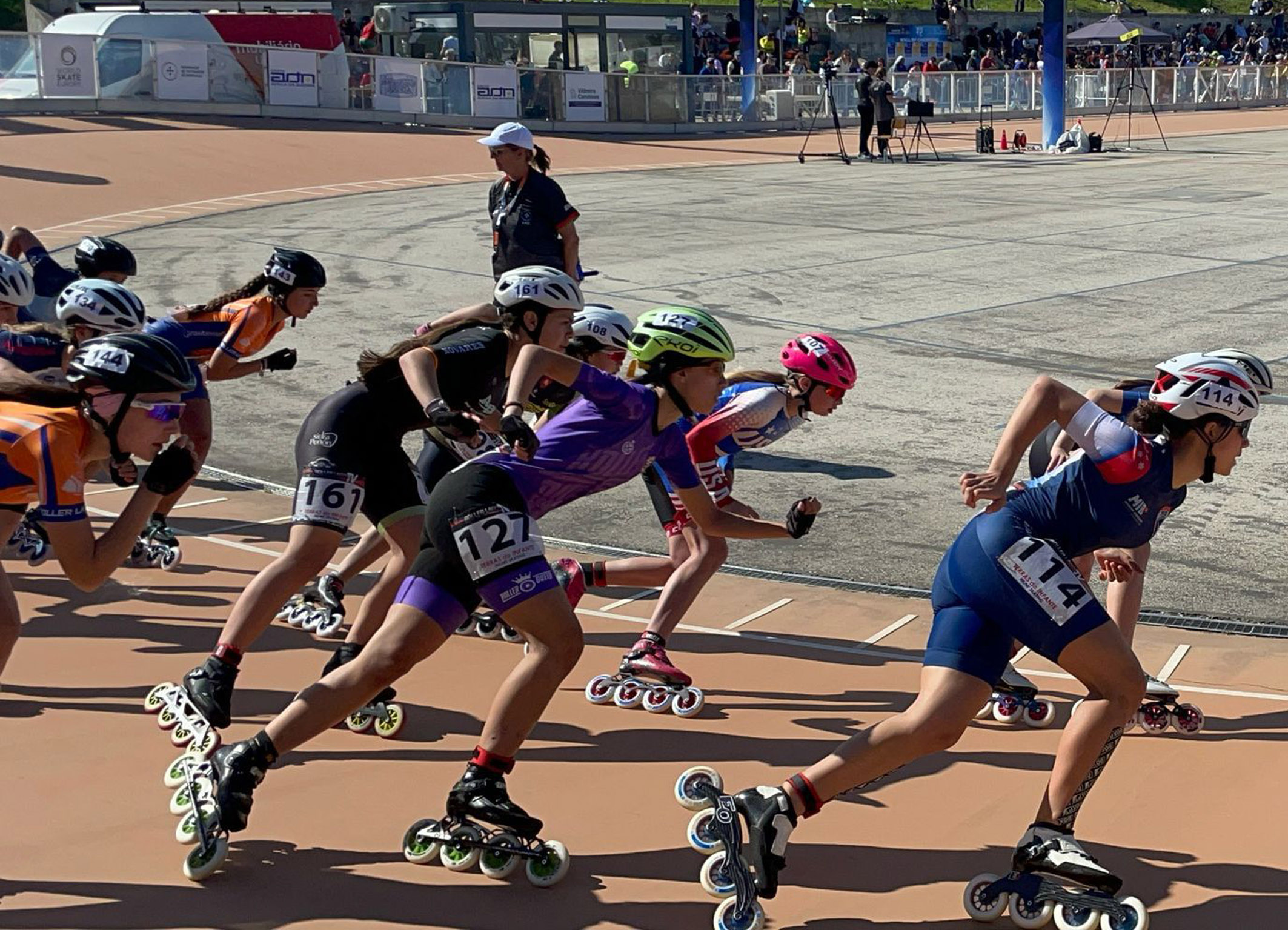 La torreña Aitana Mazón se cuelga dos medallas y es tercera en la general de la segunda etapa de la Copa de Europa de patinaje de velocidad