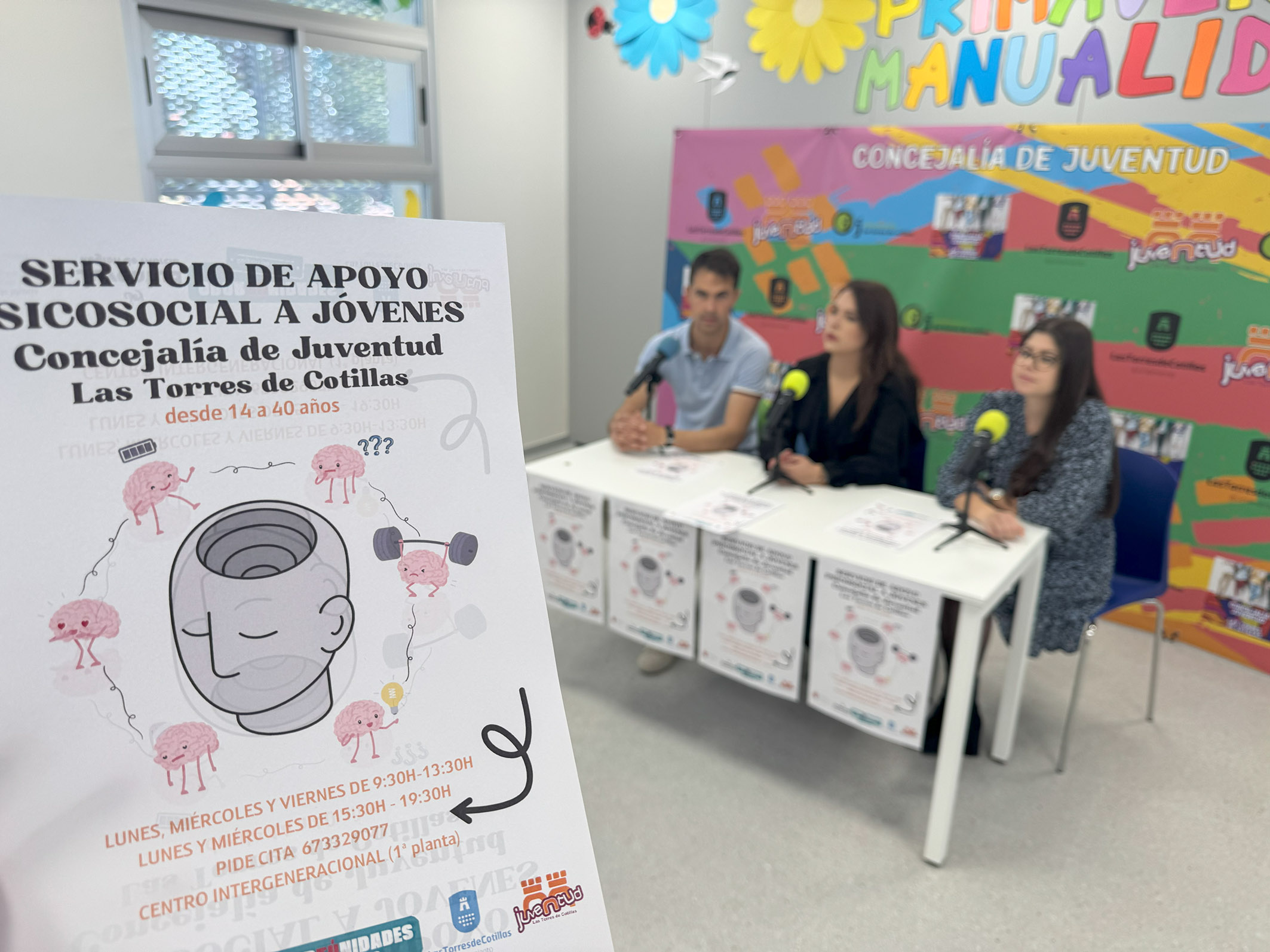 Un servicio gratuito presta apoyo psicosocial a los jóvenes torreños