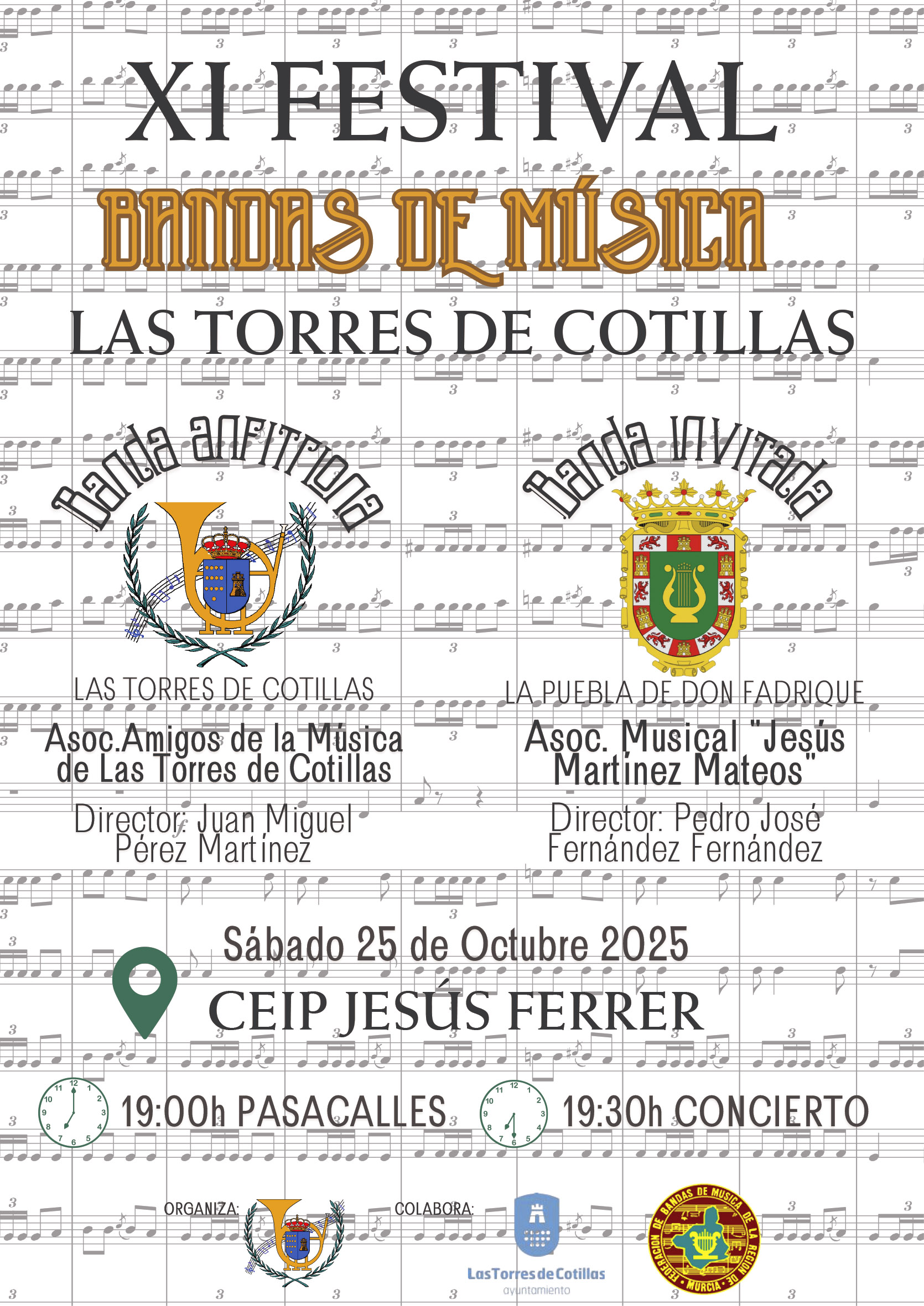 Una banda granadina, invitada al XI Festival de Bandas de Música