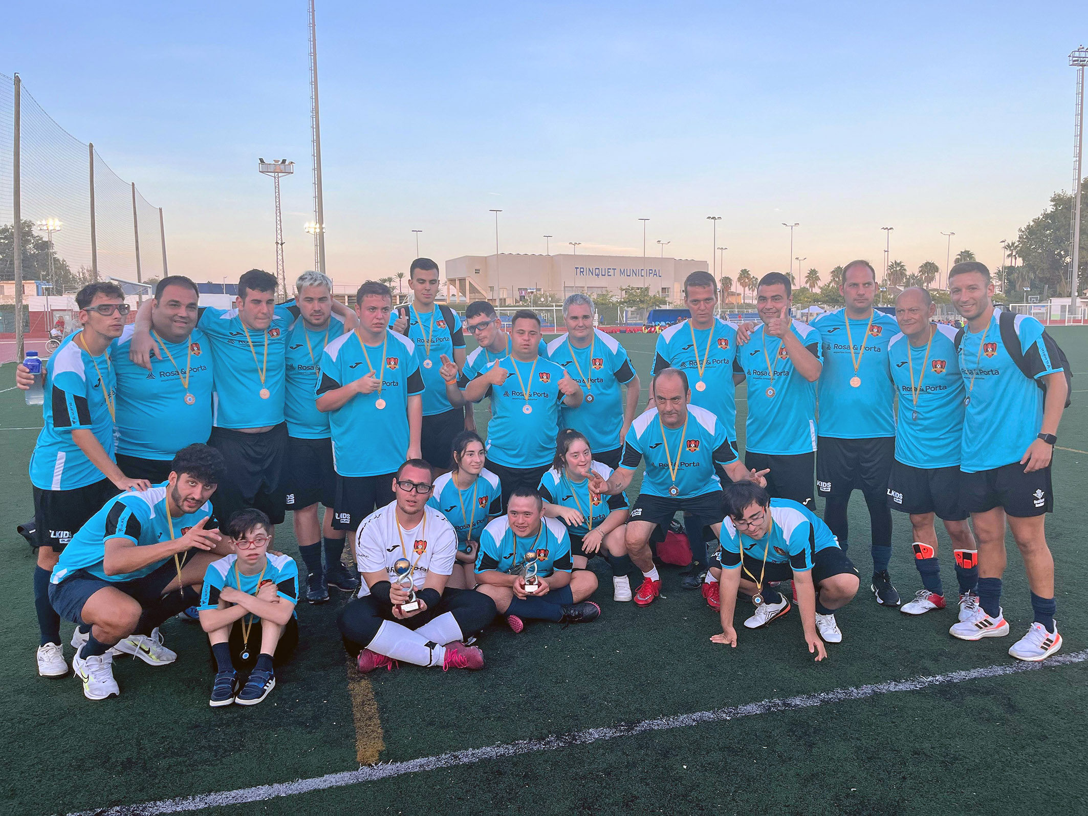 El Fundación Lidera Atlético Torreño, subcampeón del primer torneo nacional de fútbol inclusivo