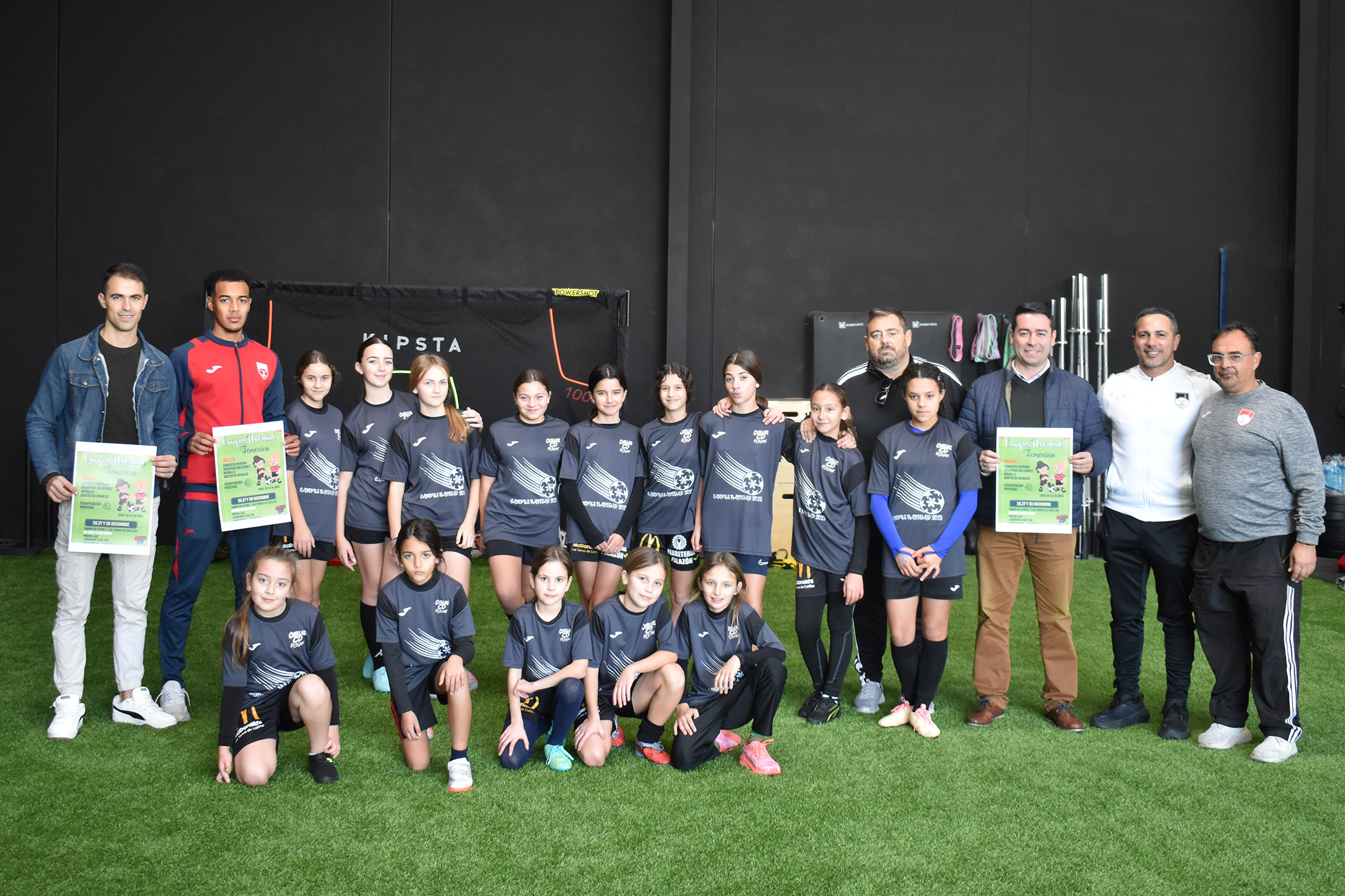 El Cotillas CD celebra su campus de Navidad de fútbol femenino con el apoyo de la Concejalía de Deportes