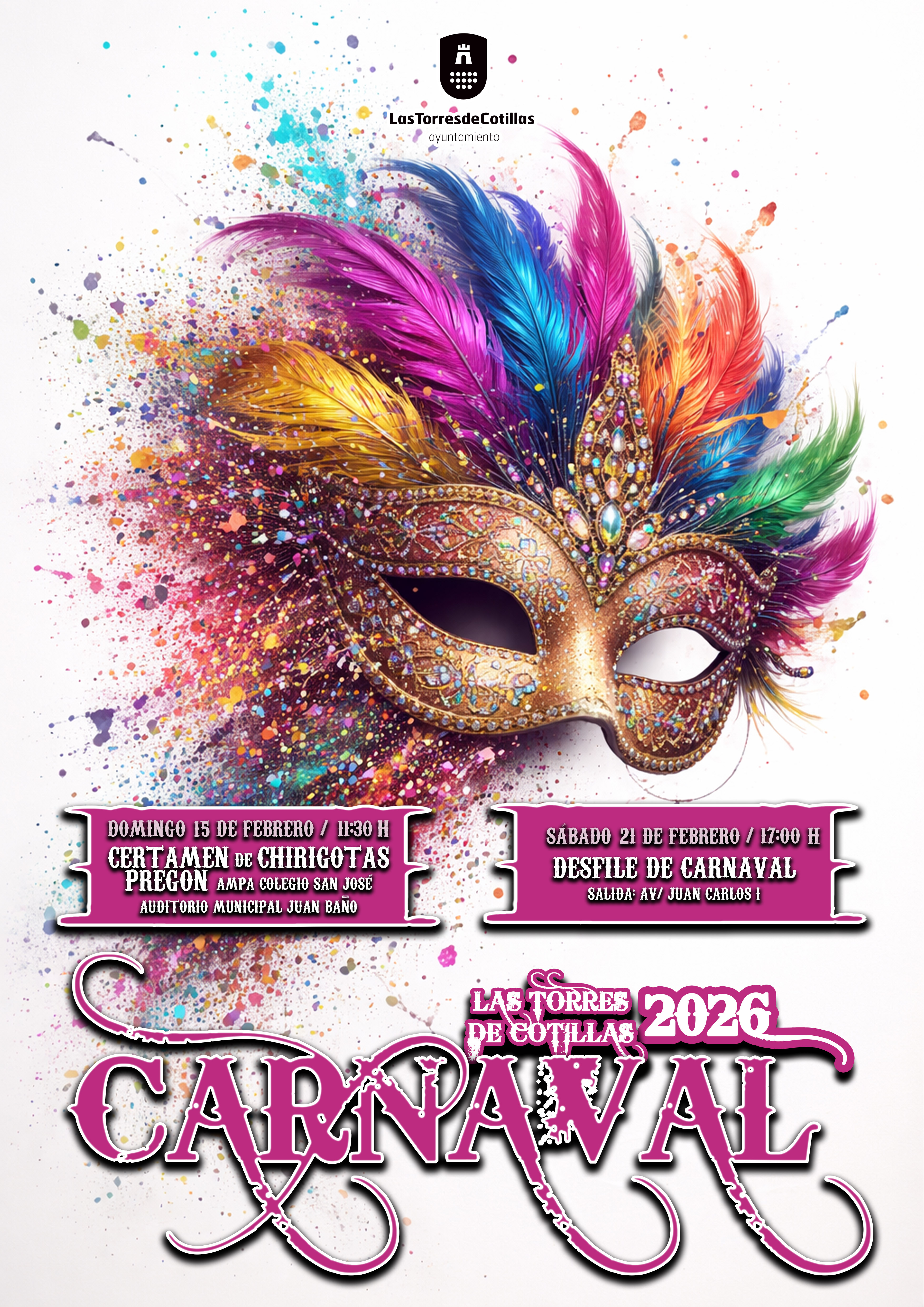 Las Torres de Cotillas se prepara para vivir un Carnaval 2026 lleno de humor, color y participación vecinal