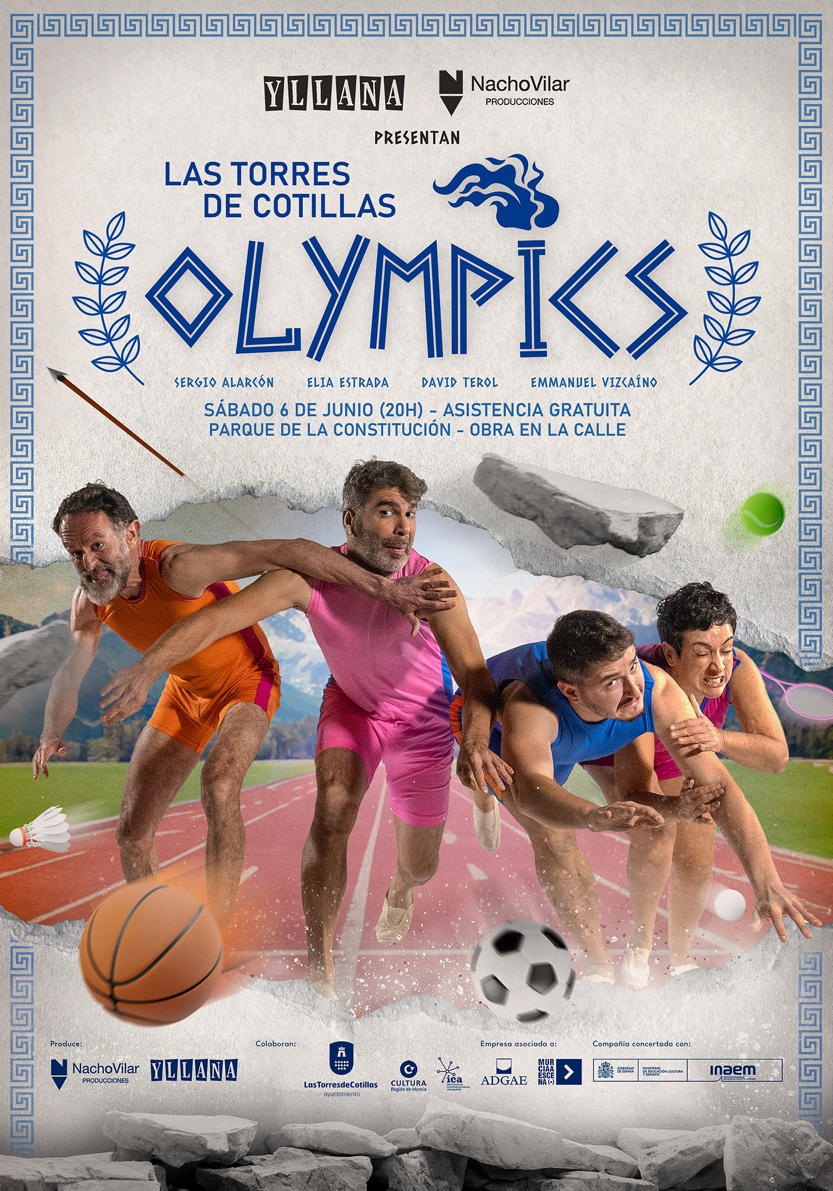 “Olympics”, teatro callejero para toda la familia en el Parque de la Constitución