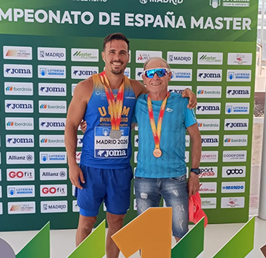 Los Salinas se cuelgan dos platas y un bronce en el campeonato de España máster