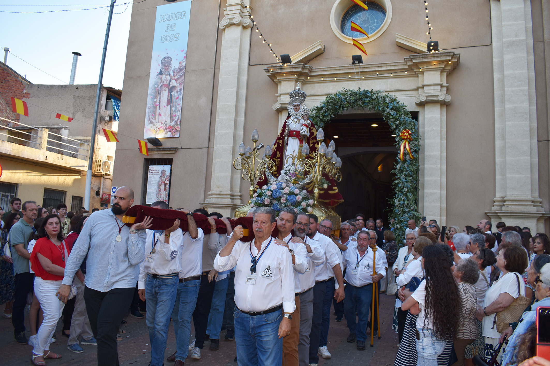 Las Torres de Cotillas despide con emoción a la Virgen de la Fuensanta tras dos días históricos