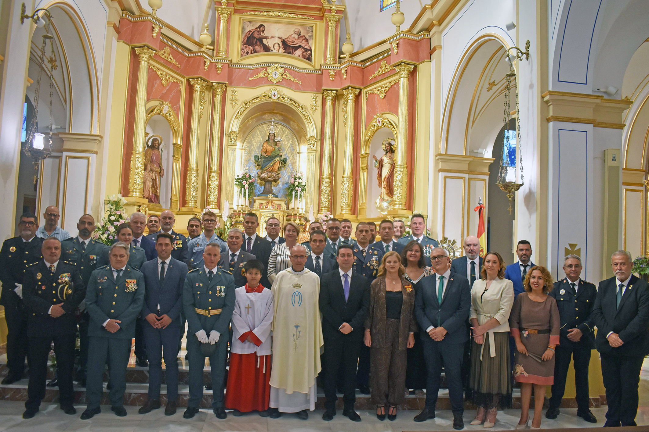 La Guardia Civil rinde homenaje a su patrona, la Virgen del Pilar, con su tradicional misa