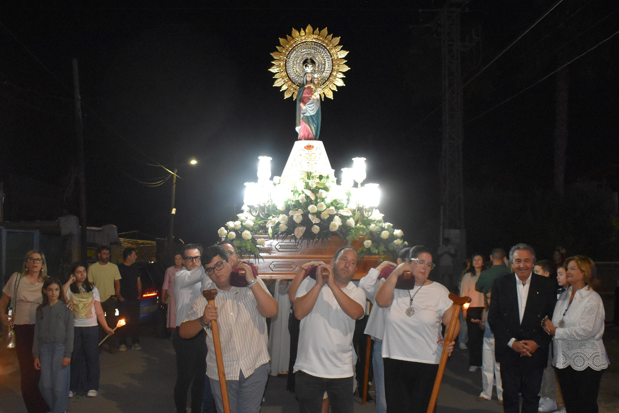 La Florida despide sus fiestas patronales con una emotiva procesión en honor a la Virgen del Pilar 