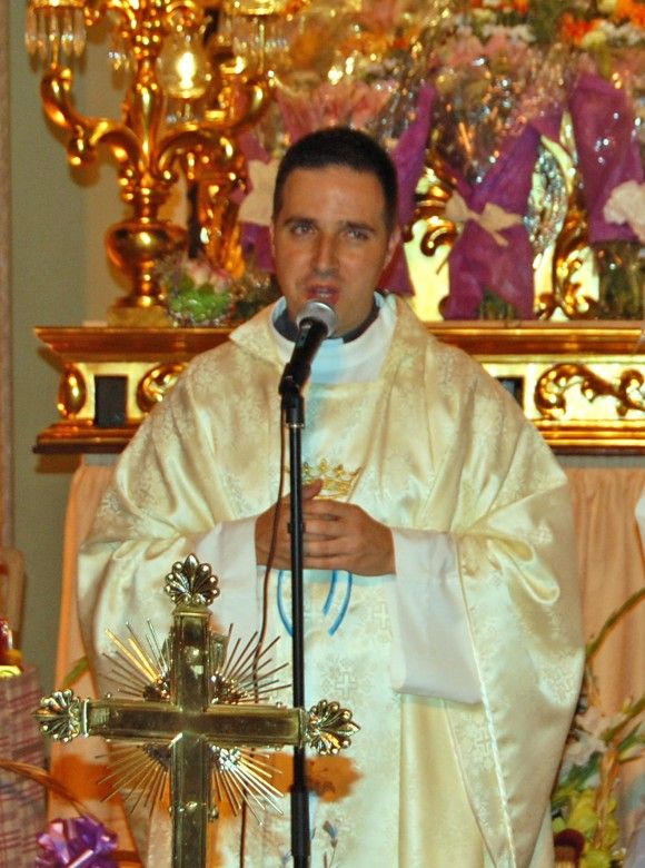 Ismael Sánchez, párroco de la Iglesia de la Virgen de la Salceda - Las Torres de Cotillas
