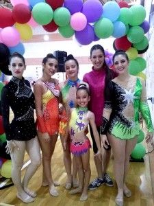 Las torreñas se cuelgan un oro y dos platas en los regionales de gimnasia rítmica
