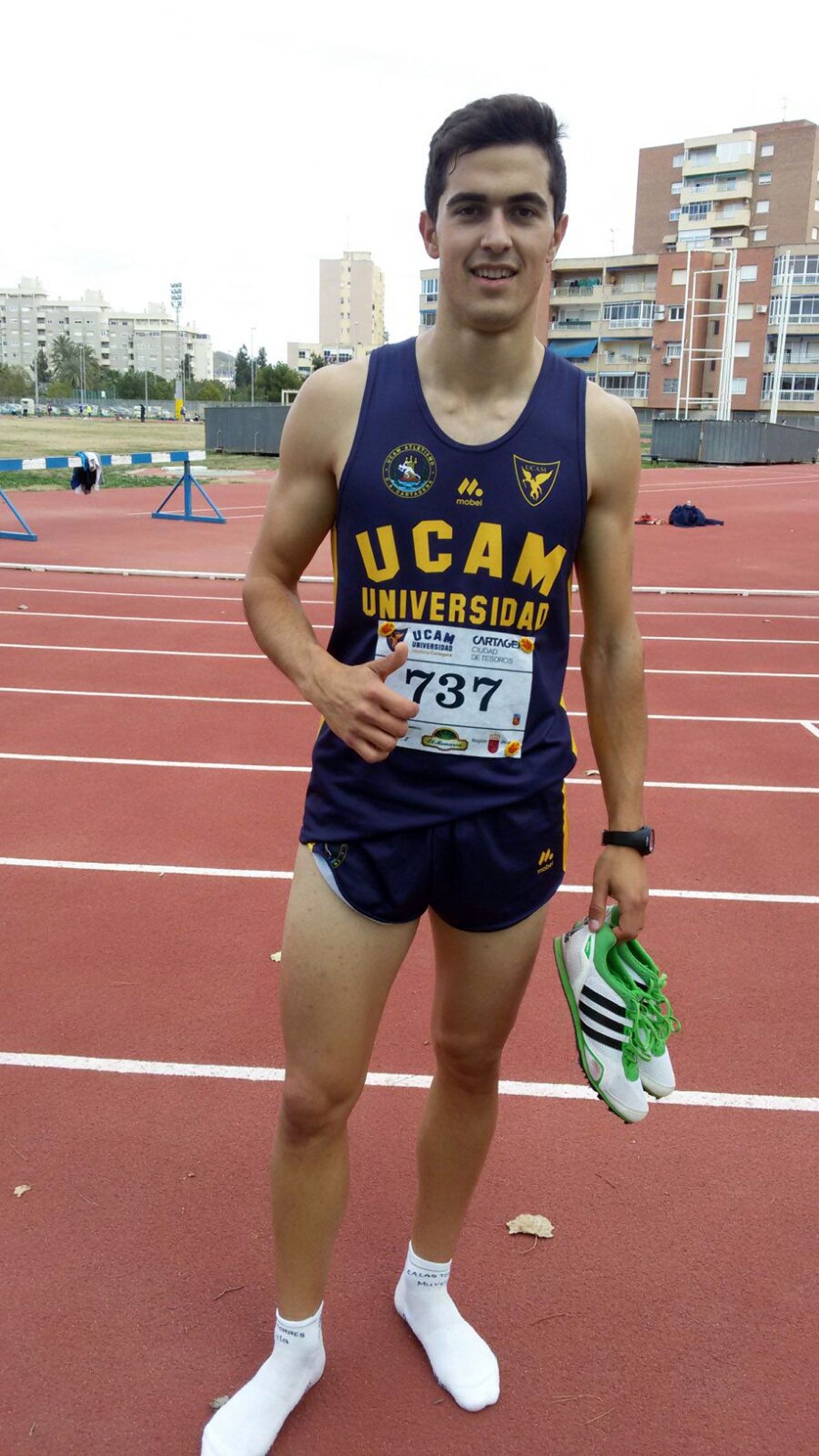 El joven atleta torreño Sergio Jornet, bronce nacional junior de decathlon3