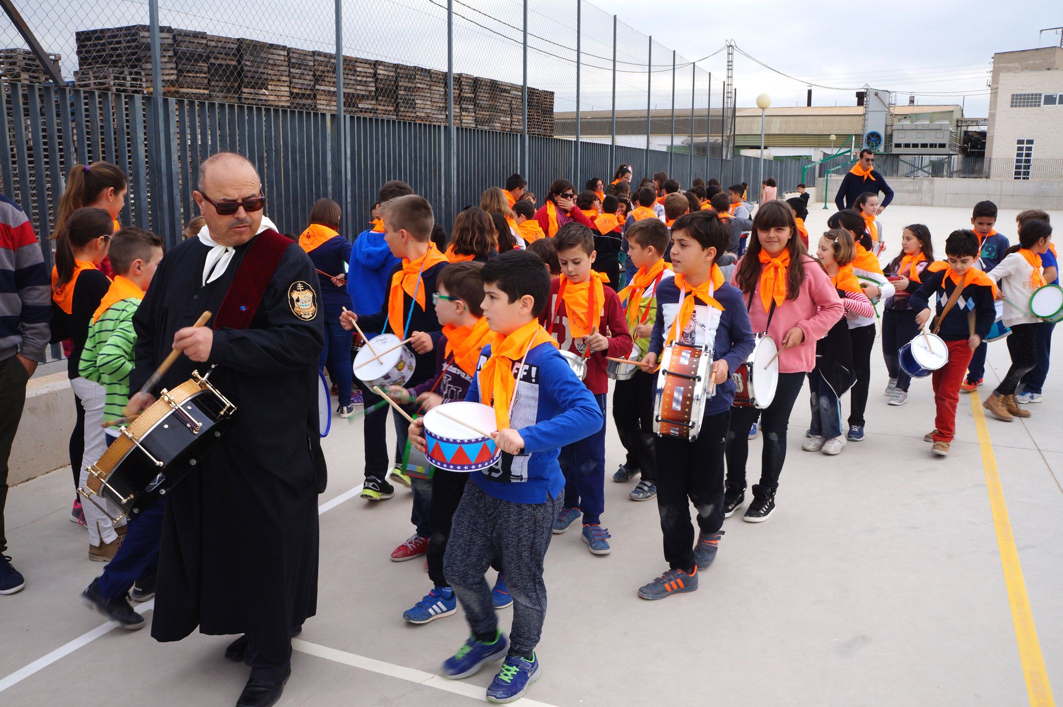 Tamborada torreña en colegio Joaquín Cantero - Las Torres de Cotillas4