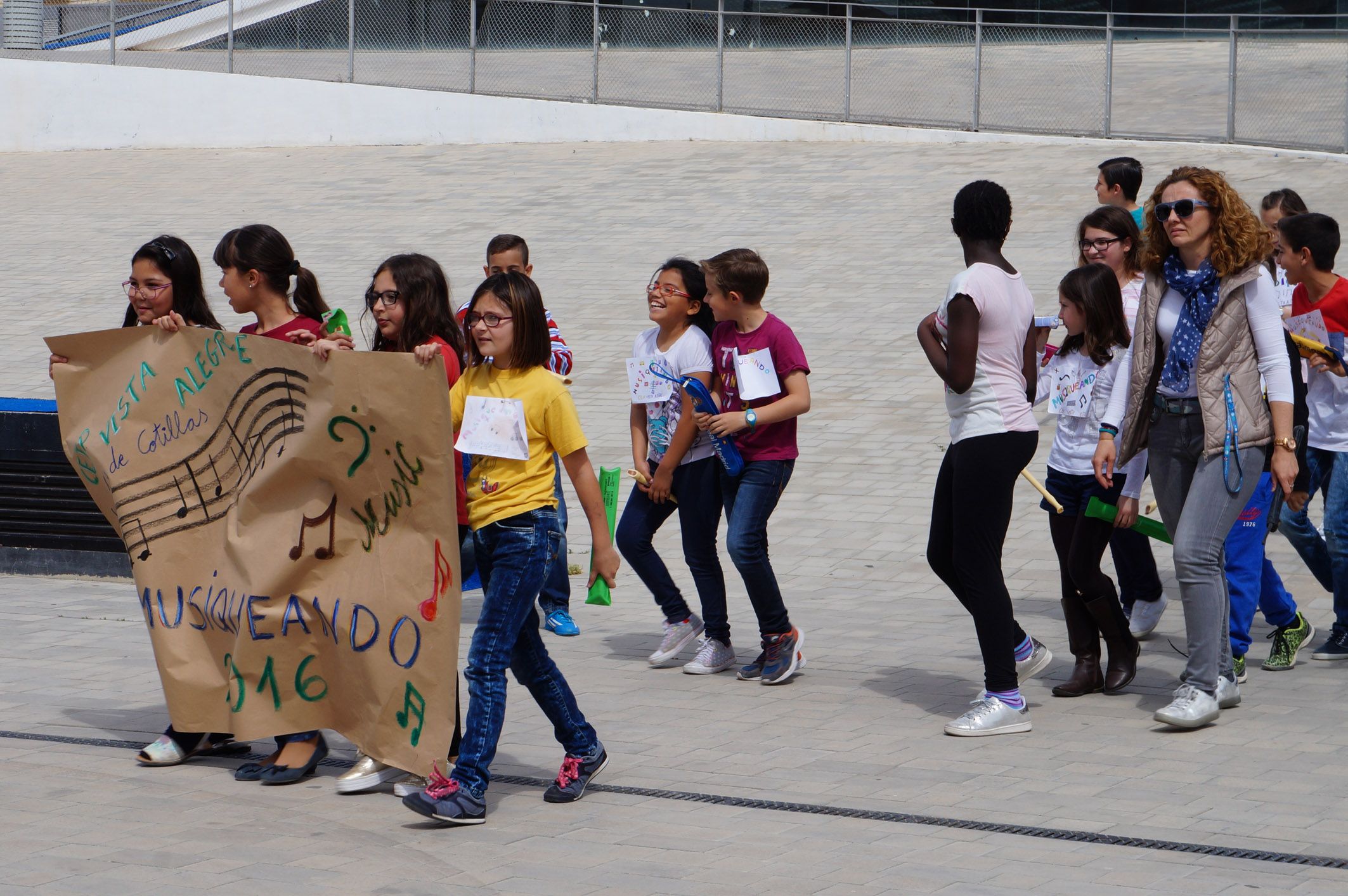 Los colegios torreños sacan las clases de música a la calle2