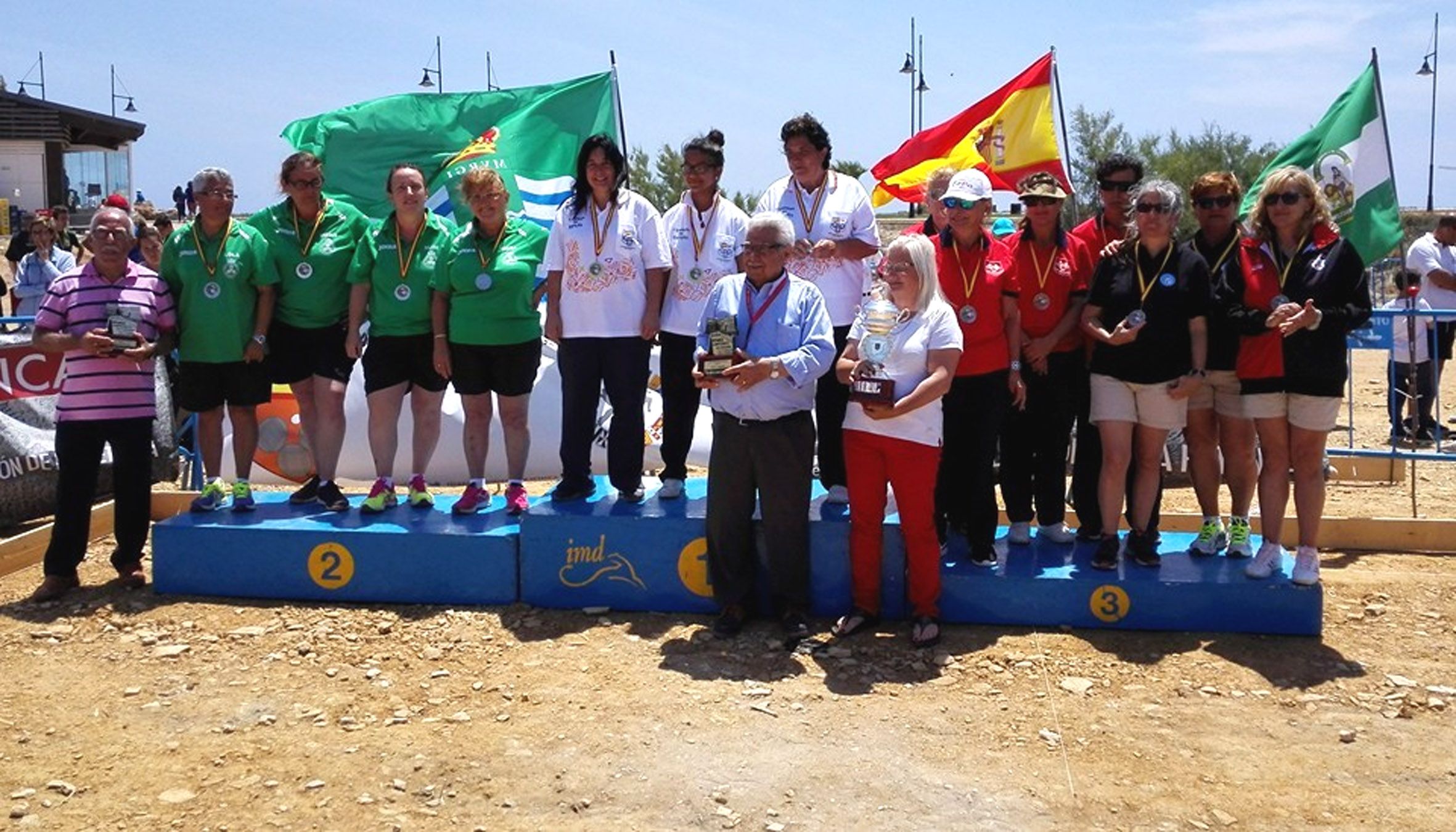 Podio final femenino