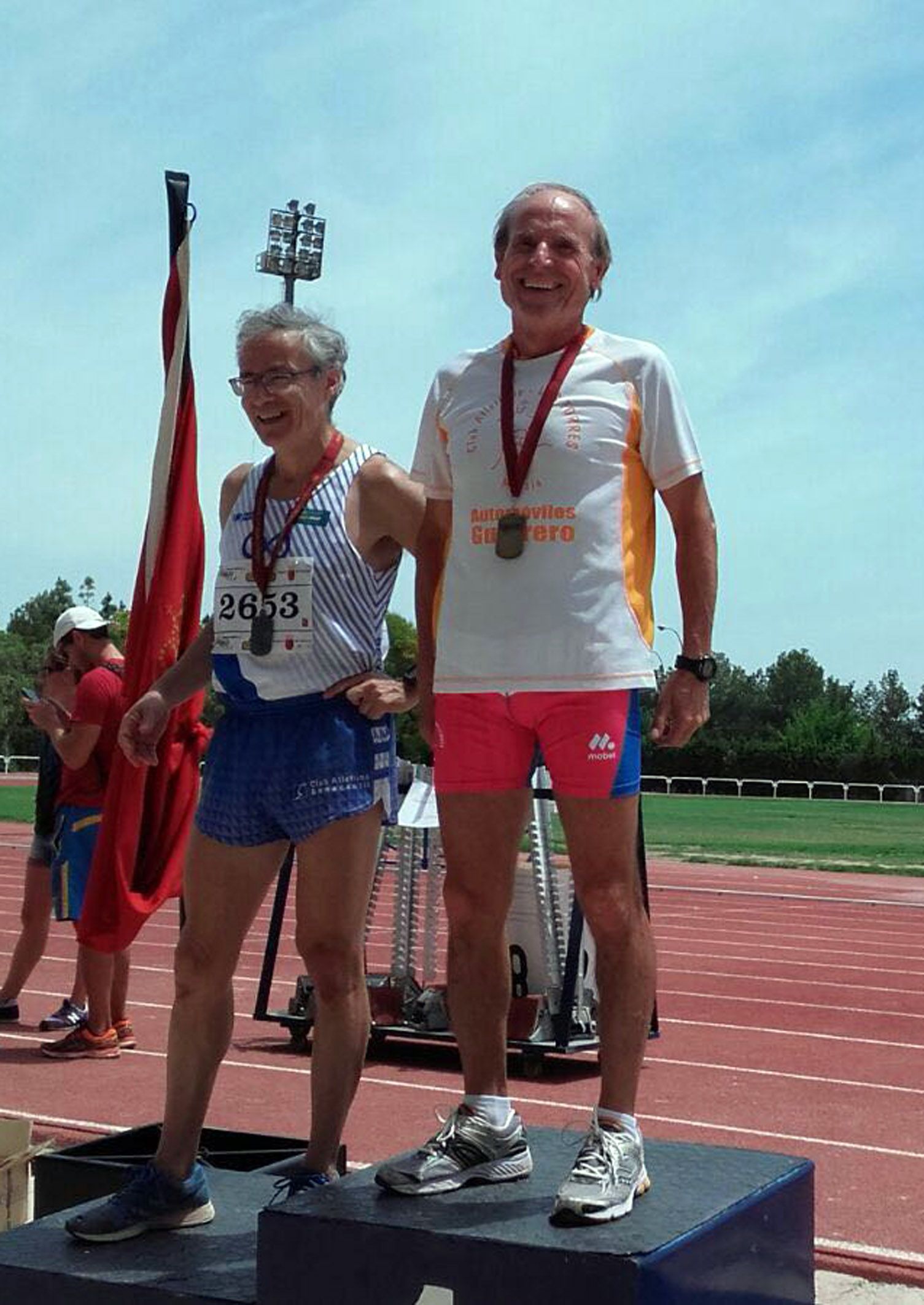 Otros tres oros para el atleta torreño Ángel Salinas en los Regionales de veteranos