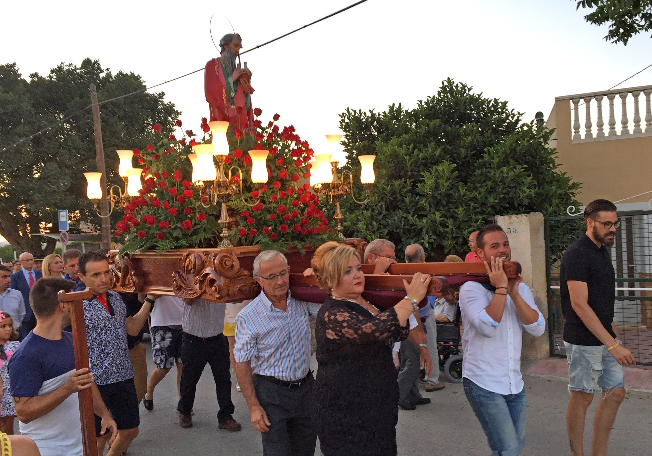 Procesión de las fiestas de La Loma - Las Torres de Cotillas3