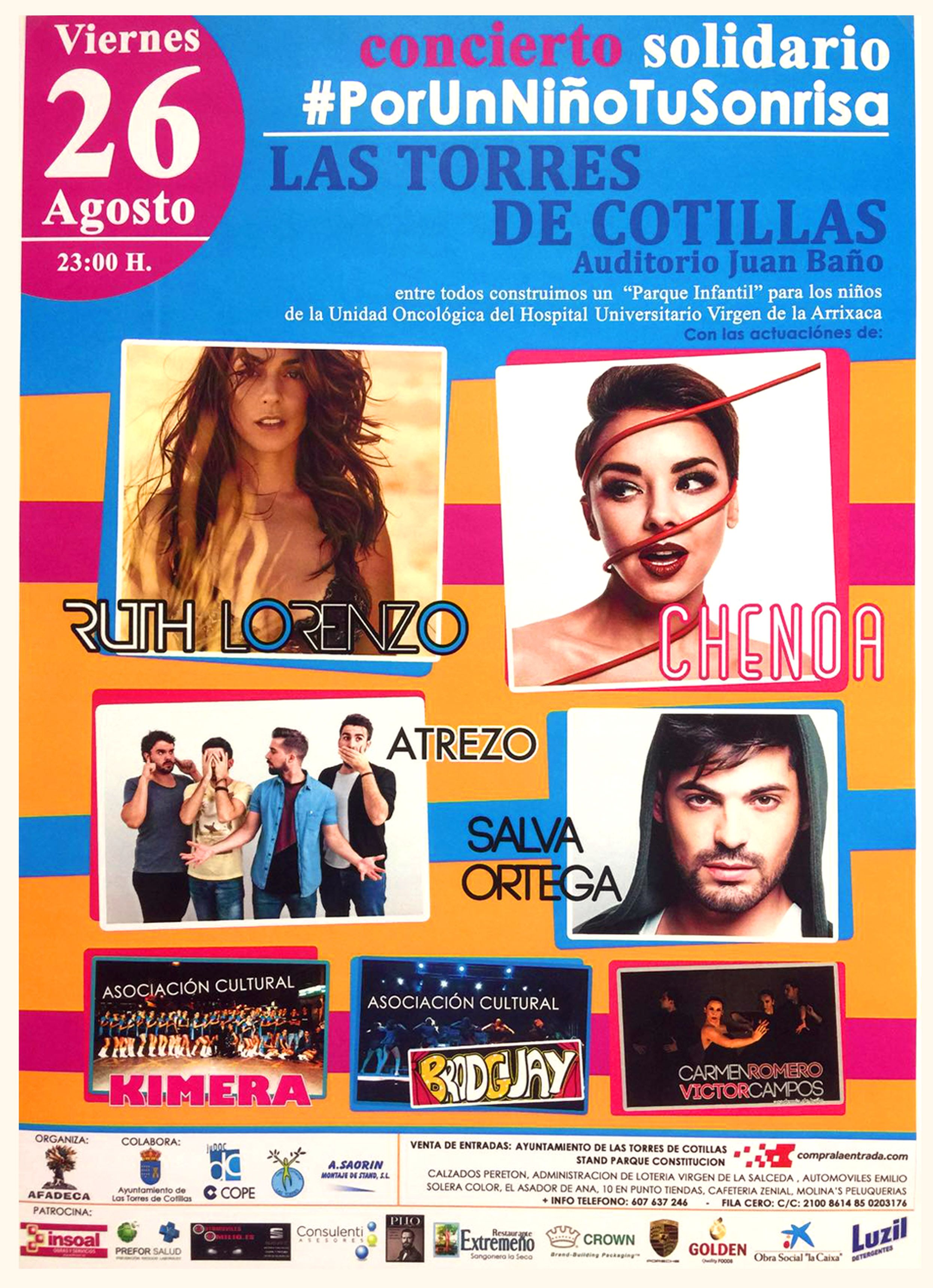 Concierto solidario Por un niño tu sonrisa - Las Torres de Cotillas