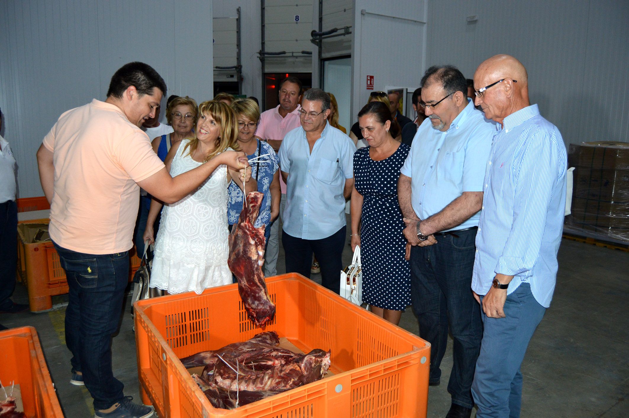 Las asociaciones benéficas reciben la carne de las sueltas de vaquillas de las Fiestas Patronales