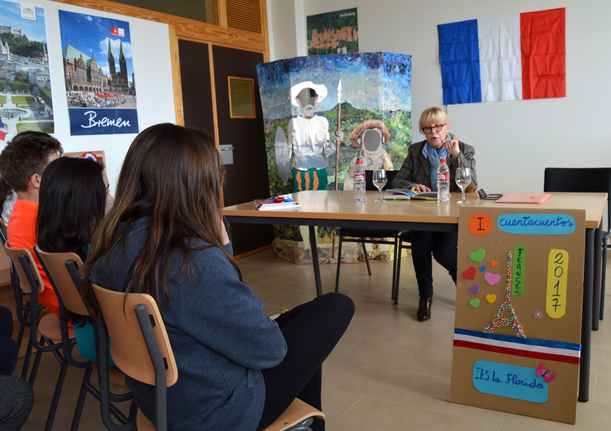 Los alumnos de 1º de ESO del IES La Florida disfrutan de un cuentacuentos en francés gracias al Consulado galo2