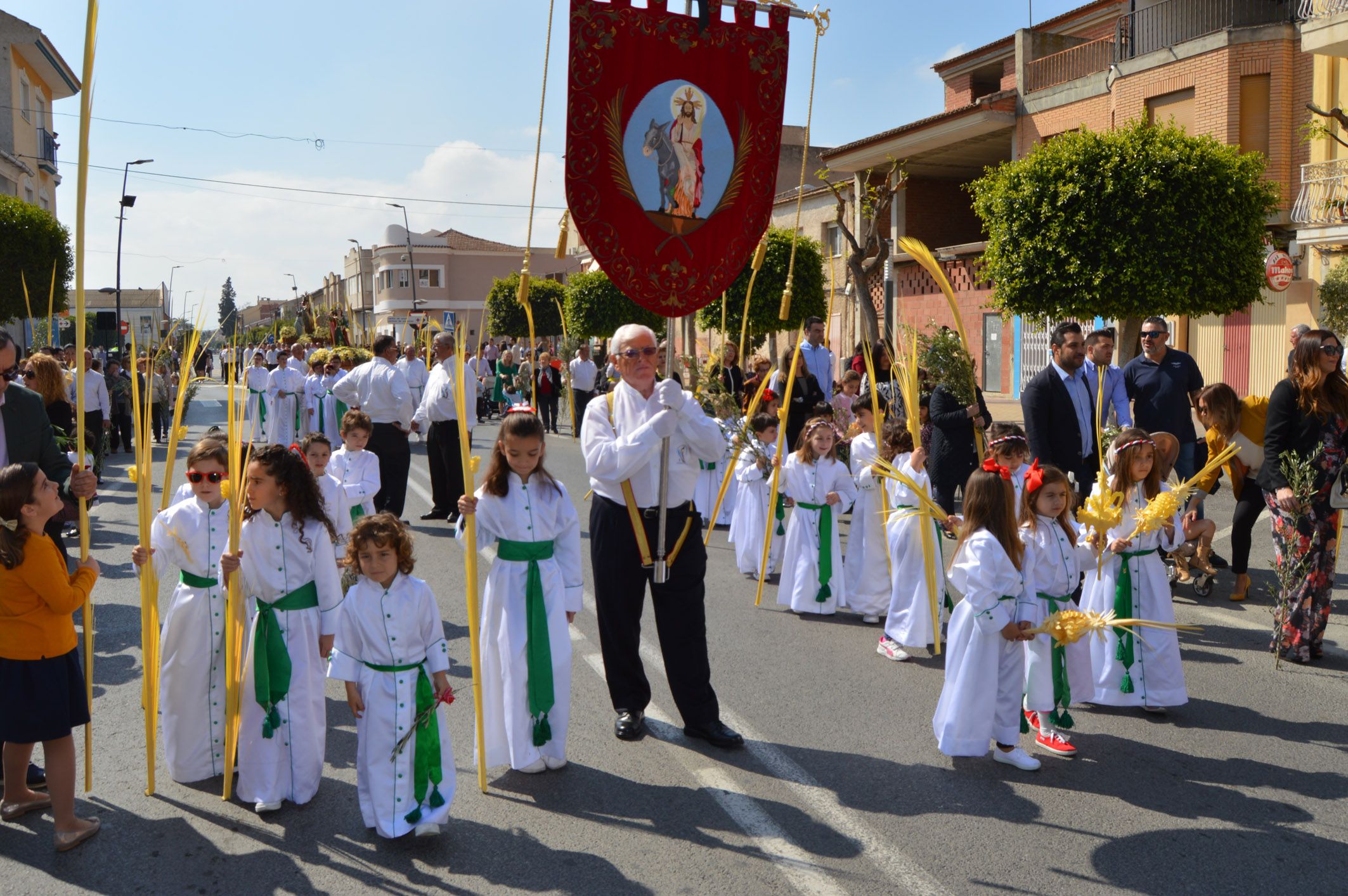 El Domingo de Ramos torreño llena de alegría y bullicio el municipio con sus palmas y ramas de olivo 2