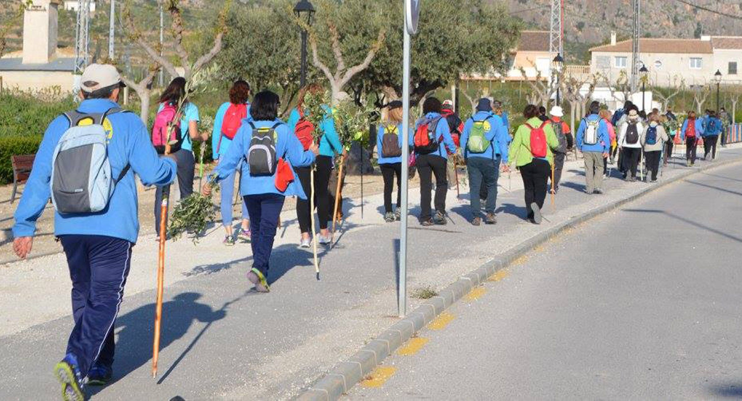 Los senderistas ‘Los Peregrinos’ de Las Torres de Cotillas concluyen el Camino de la Cruz de Caravaca