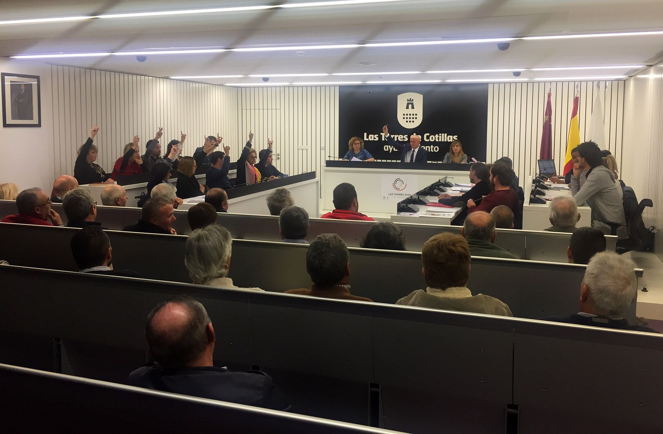 El Ayuntamiento de Las Torres de Cotillas aprueba sus Presupuestos 2018, que superan los 15 millones de euros