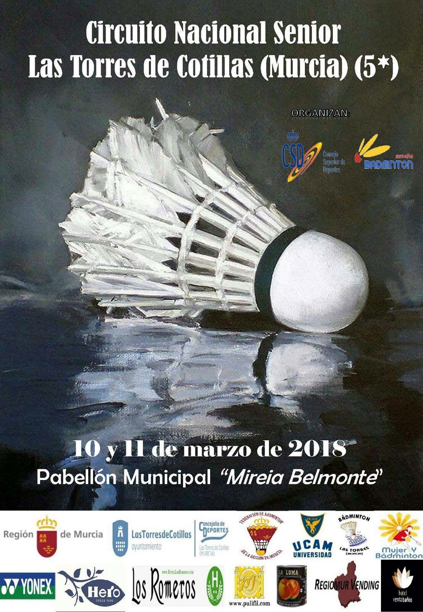 Circuito nacional senior de bádminton - Las Torres de Cotillas
