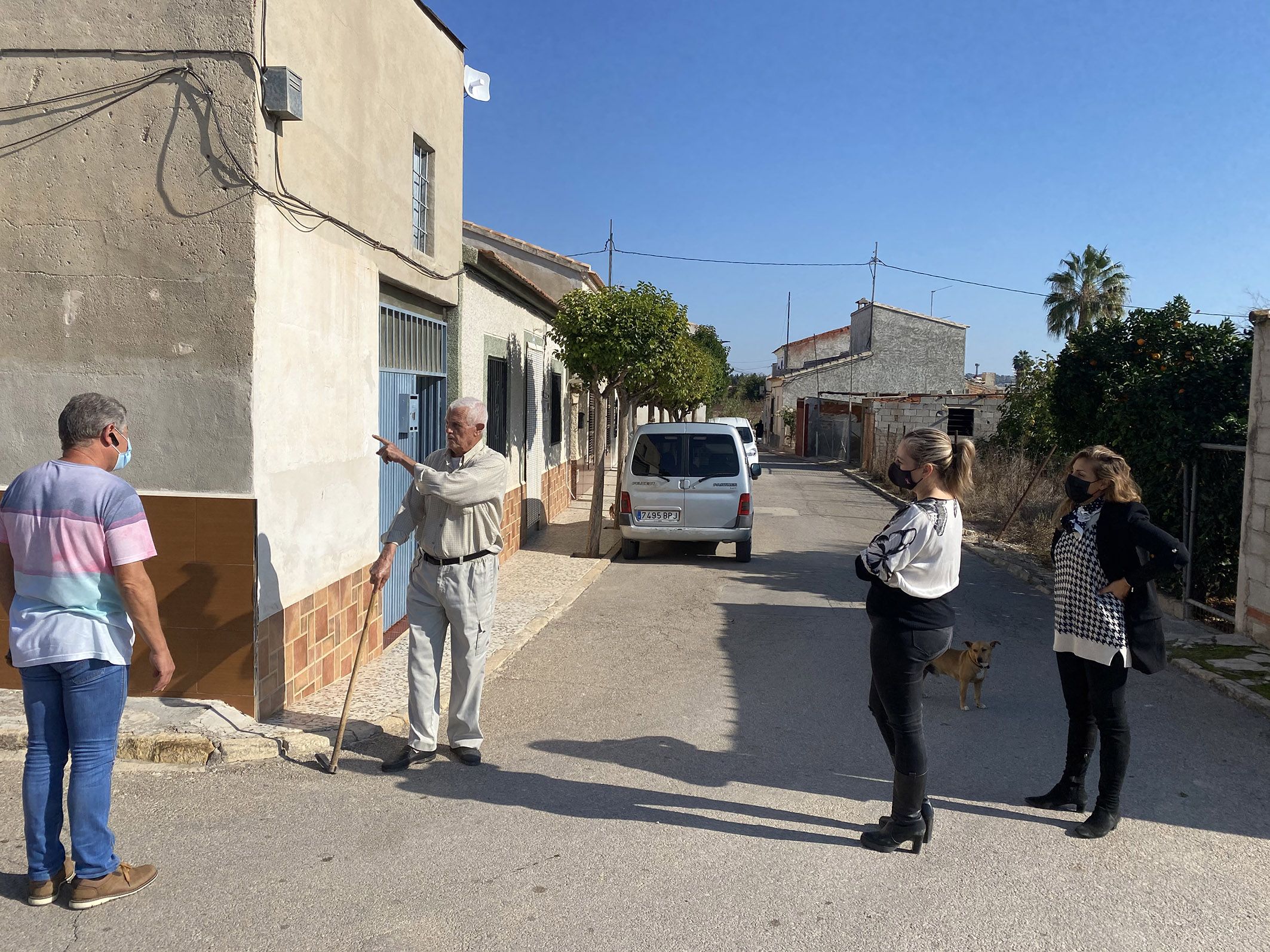 A punto de comenzar las obras de renovación de aceras y asfaltado del paraje de Los Risos3