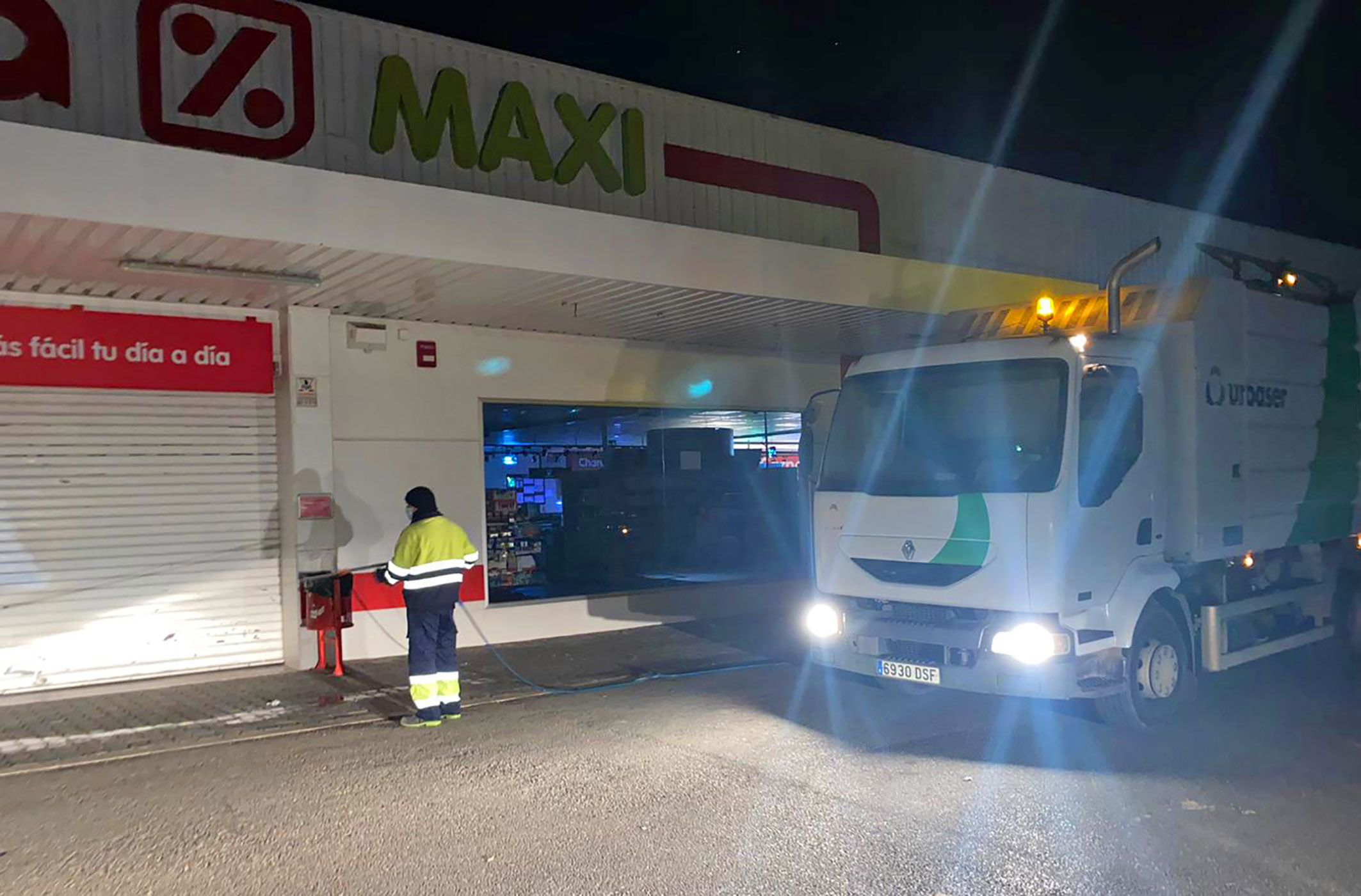 Continúan en Las Torres de Cotillas las labores de desinfección de la vía pública5
