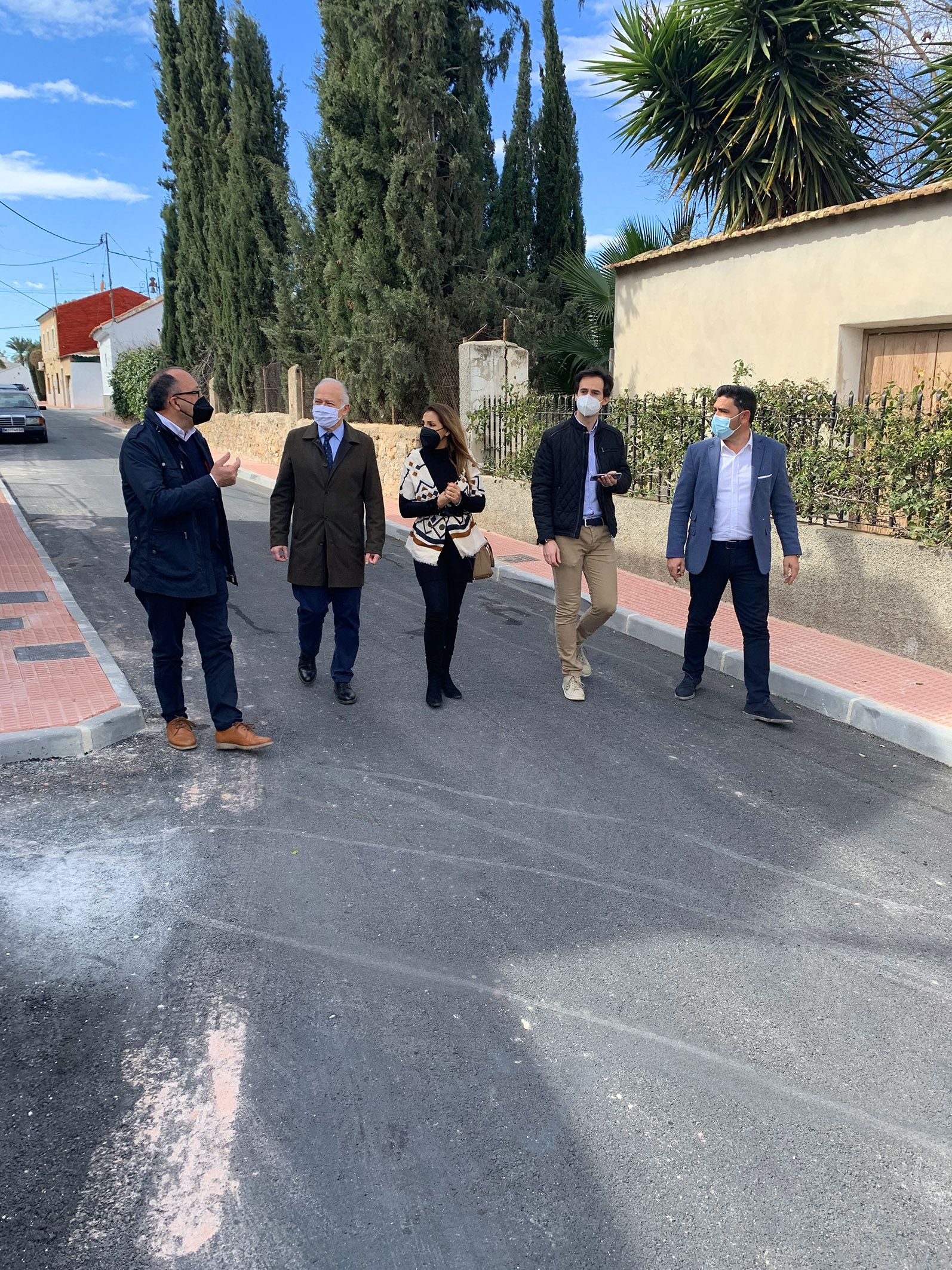 Concluye la renovación de aceras y asfaltado en el barrio de San Pedro