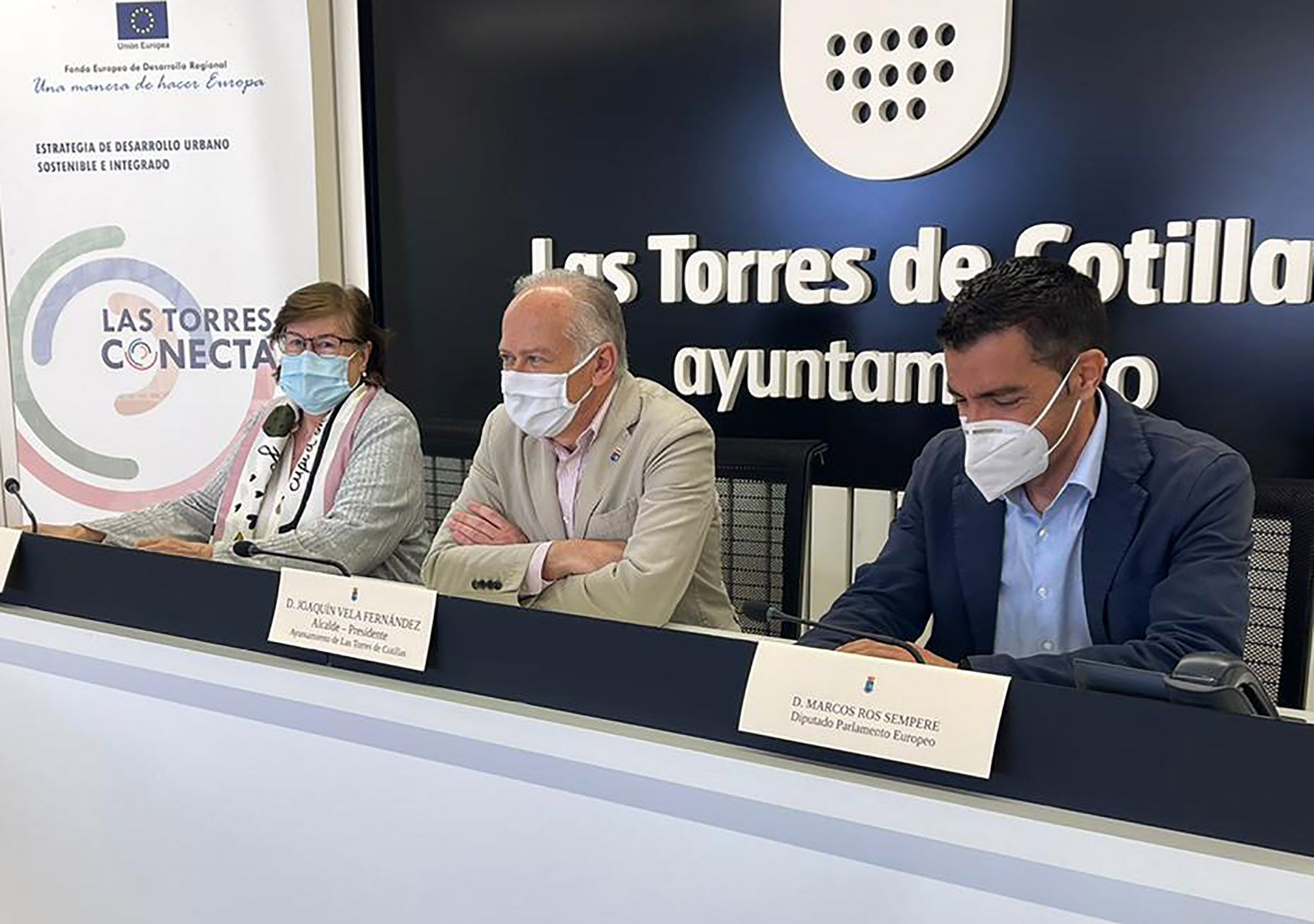 El eurodiputado Marcos Ros se interesa por la EDUSI “Las Torres Conecta” que cuenta con 5 millones de fondos FEDER3