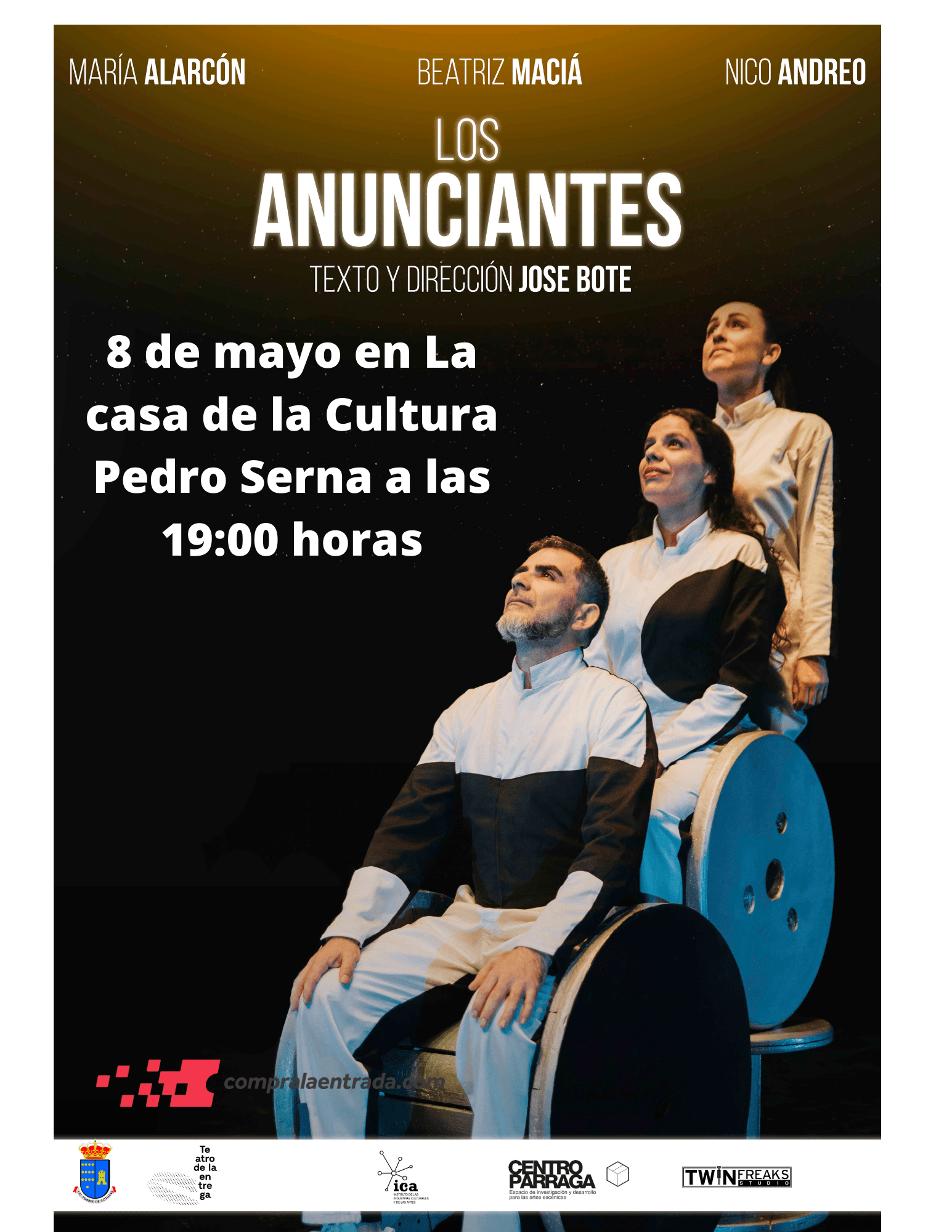 1 LOS ANUNCIANTES en Las Torres de Cotillas 8 de mayo 19h Casa de la Cultura