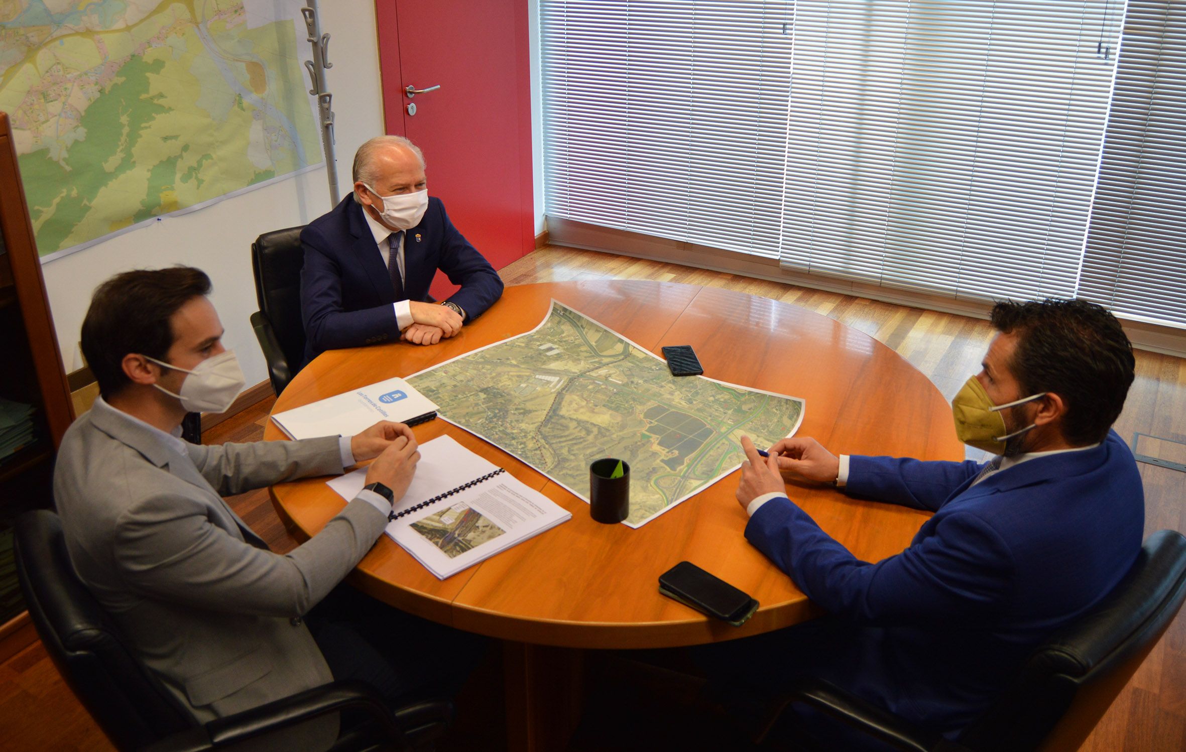 Las Torres de Cotillas presenta al Ayuntamiento de Murcia el diseño del trazado de la N 344 hacia la autovía A 7