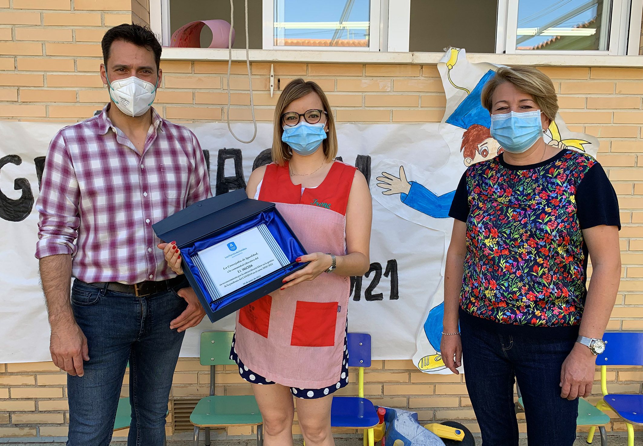 Homenaje a las escuelas infantiles municipales por su gestión de la pandemia durante este curso