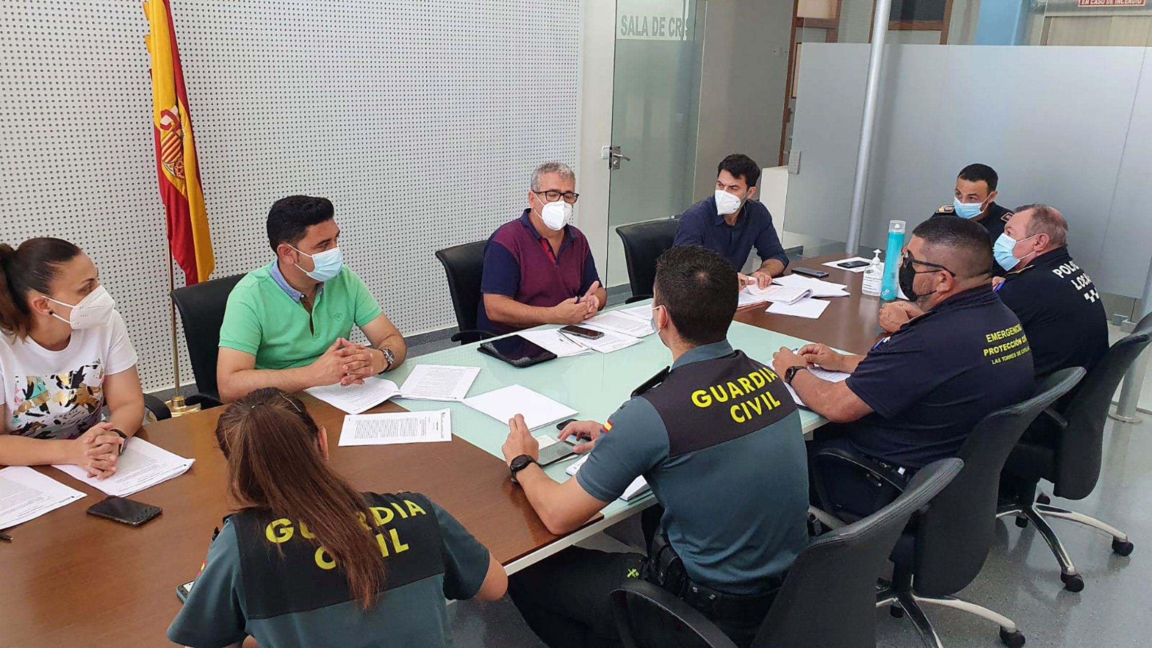 La mesa local de seguridad de Las Torres de Cotillas valora las nuevas medidas