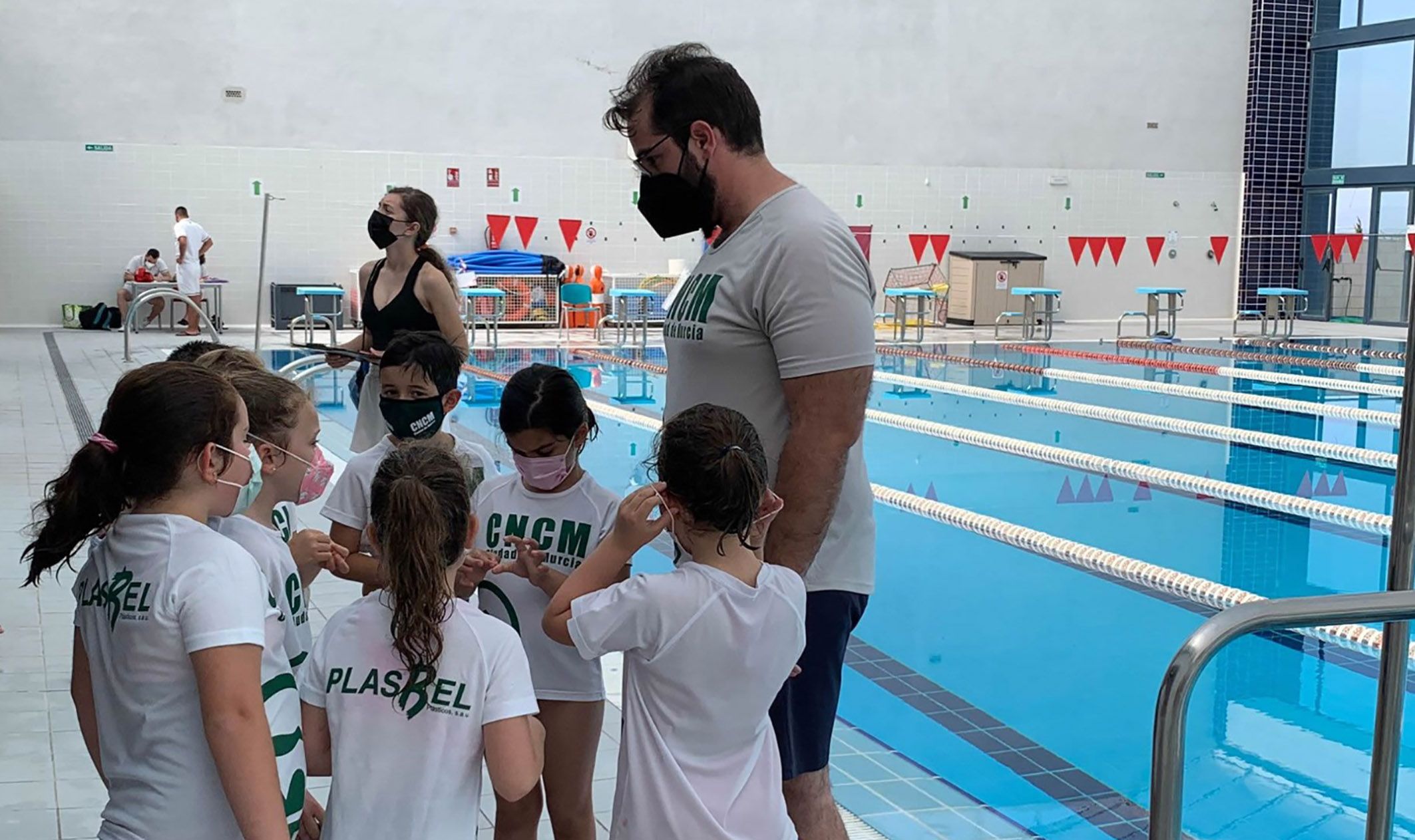 La piscina de Las Torres de Cotillas sede de la liga de la Federación de Natación de la Región de Murcia