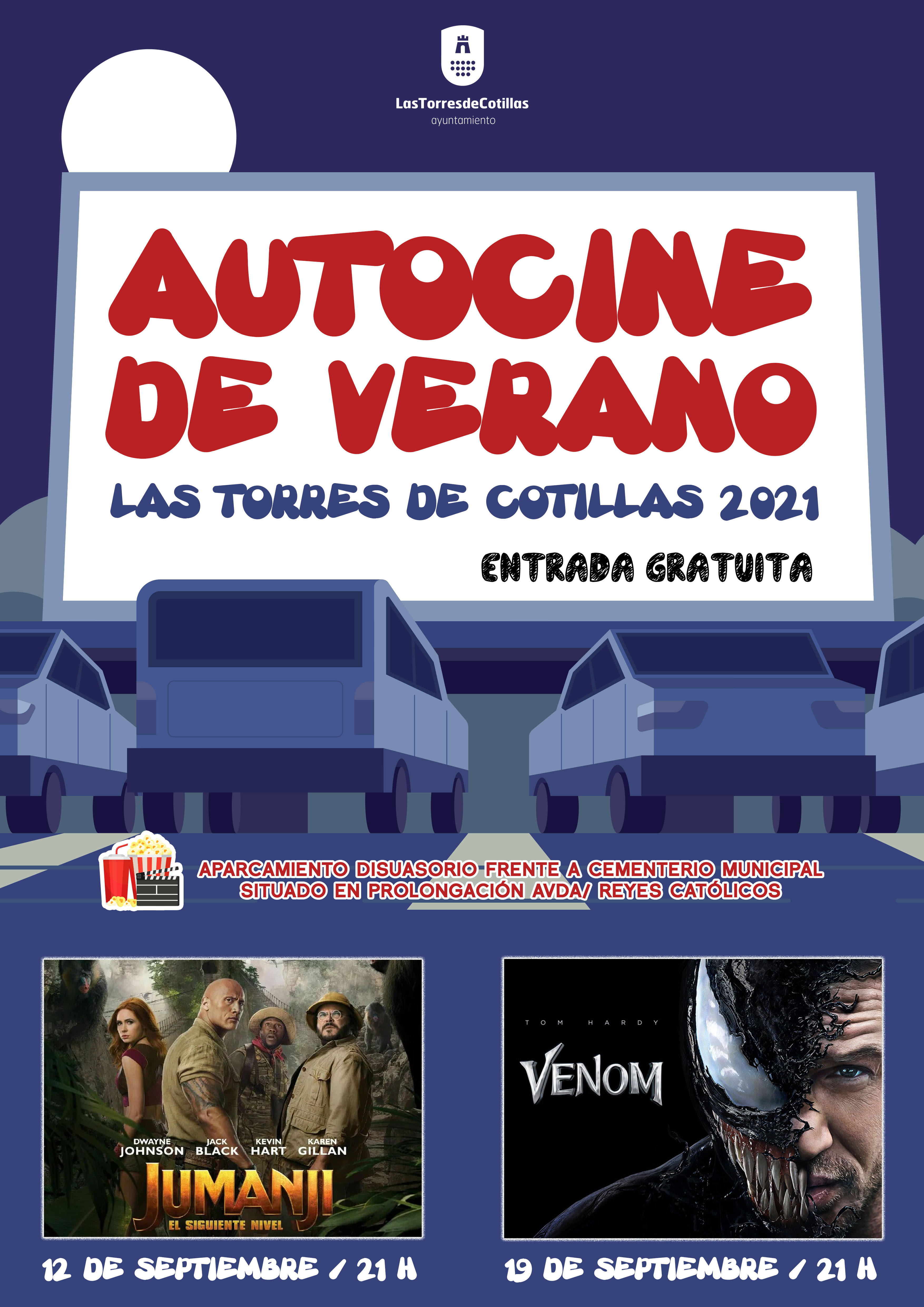 Cartel AUTOCINE VERANO