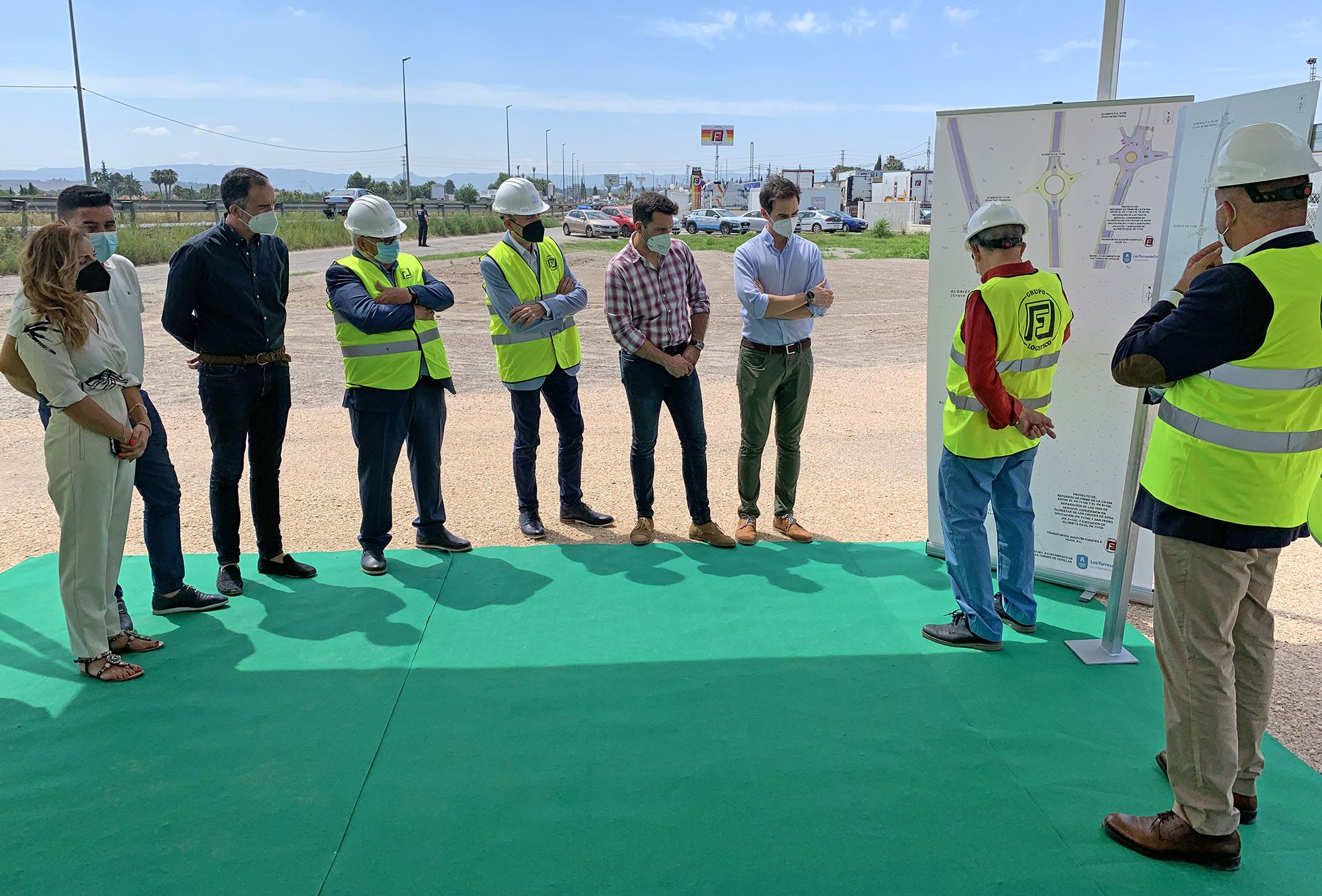 El Ayuntamiento torreño y Grupo Fuentes colaborarán en la renovación de la N 344 invirtiendo cerca de 1’5 millones de euros3