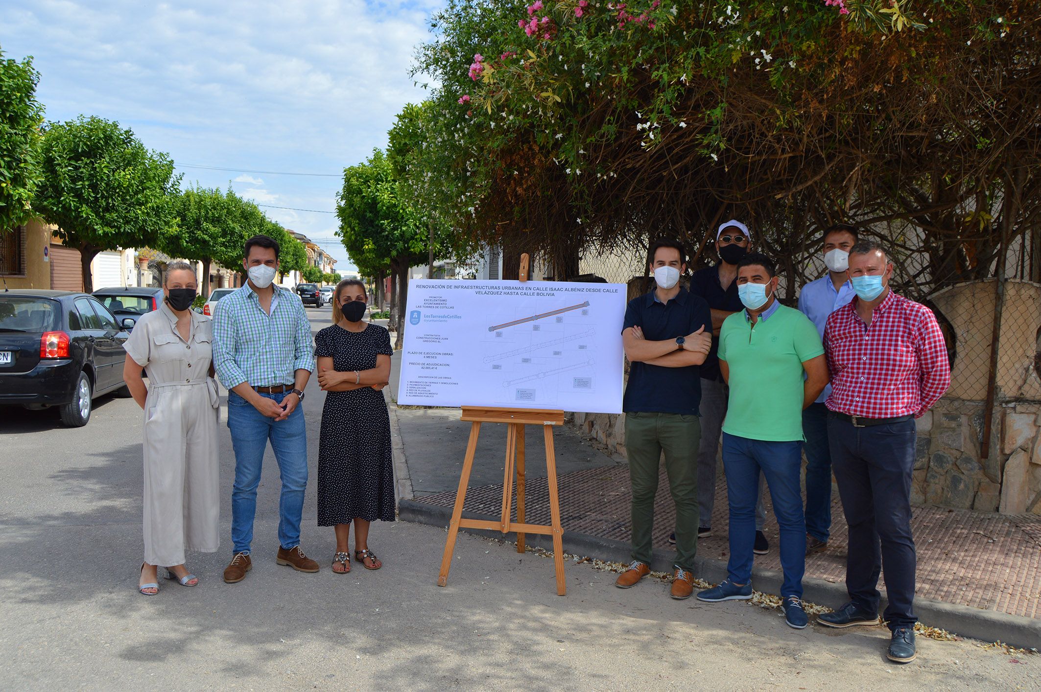 El POS contempla la renovación del firme de la calle Mula y de las infraestructuras urbanas de las calles Pablo Neruda e Isaac Albéniz3